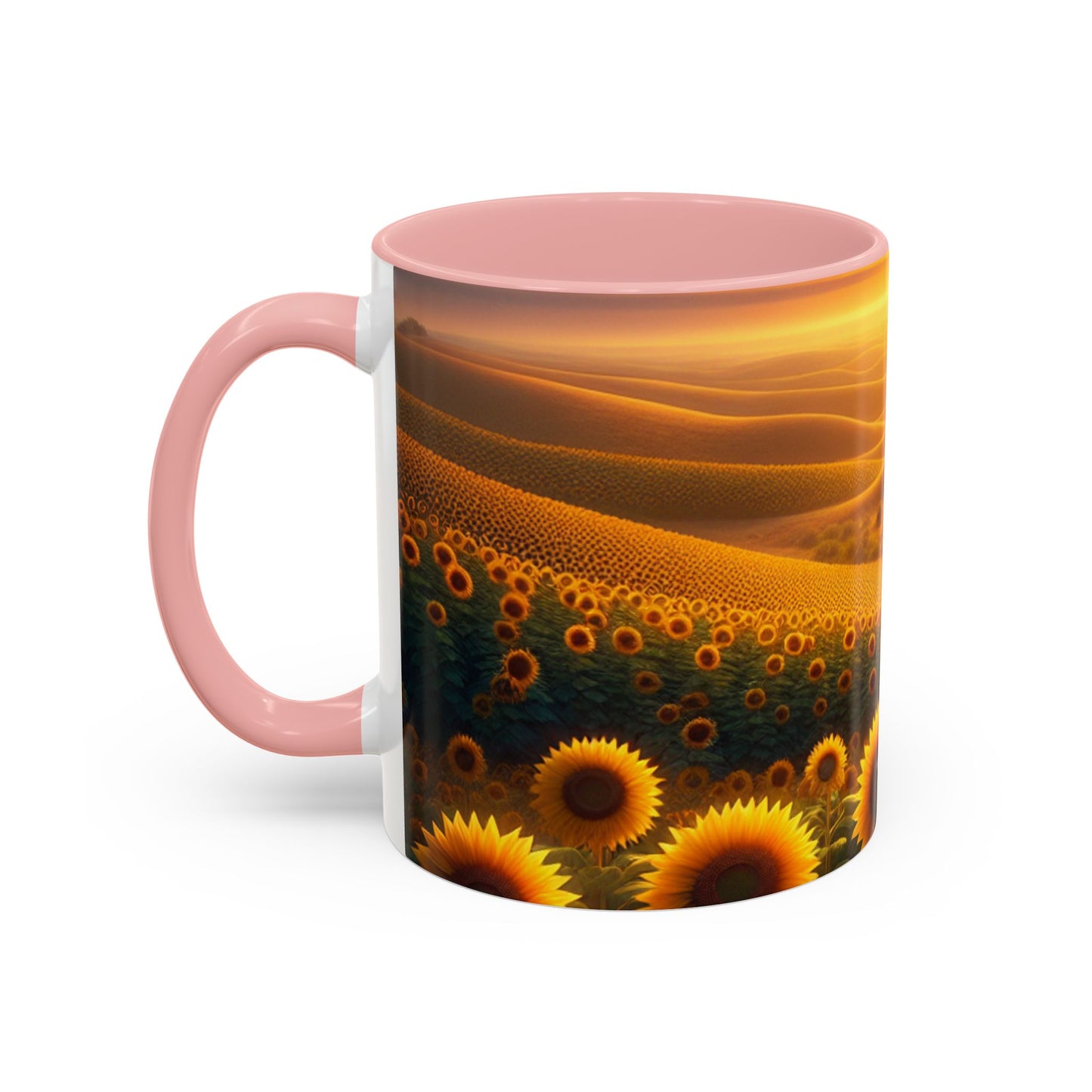 Amber Sunflower Expanse - Mugs