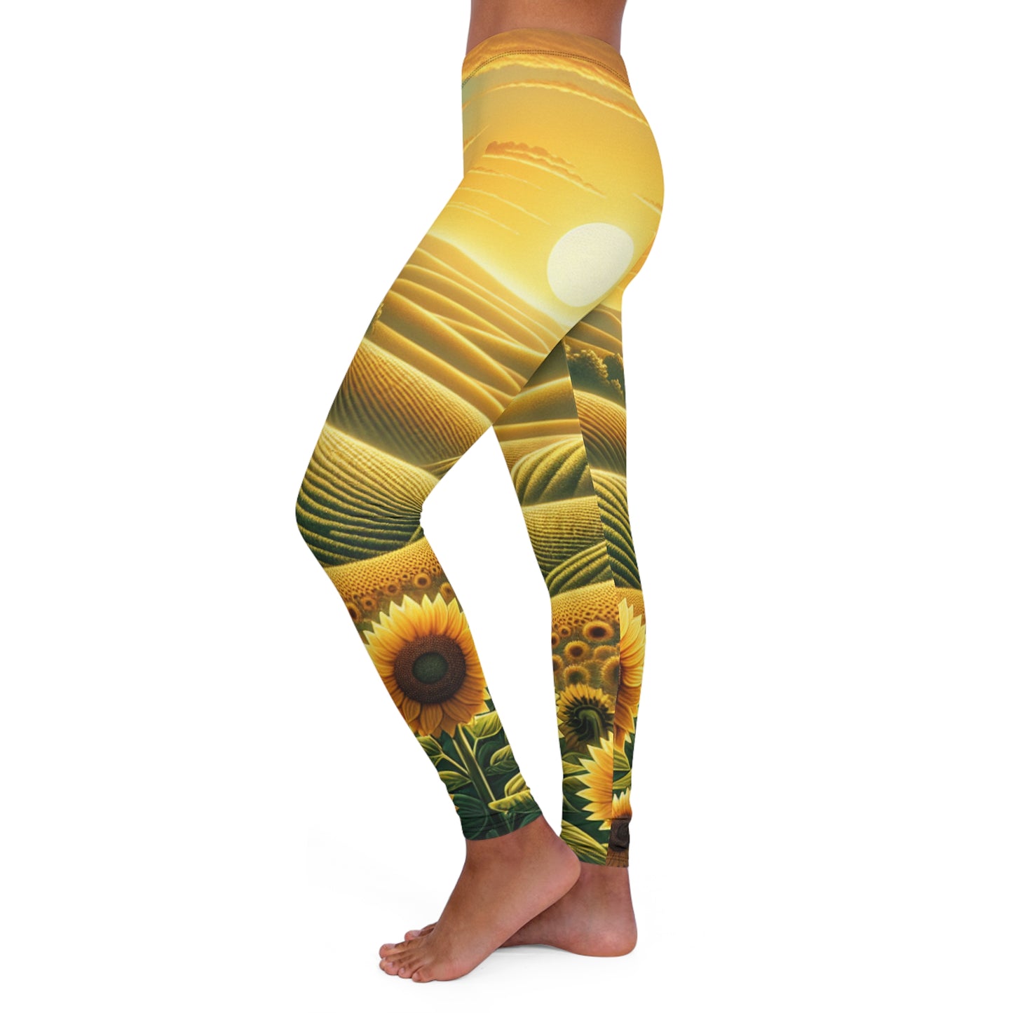 Amber Sunflower Valleys - Leggings