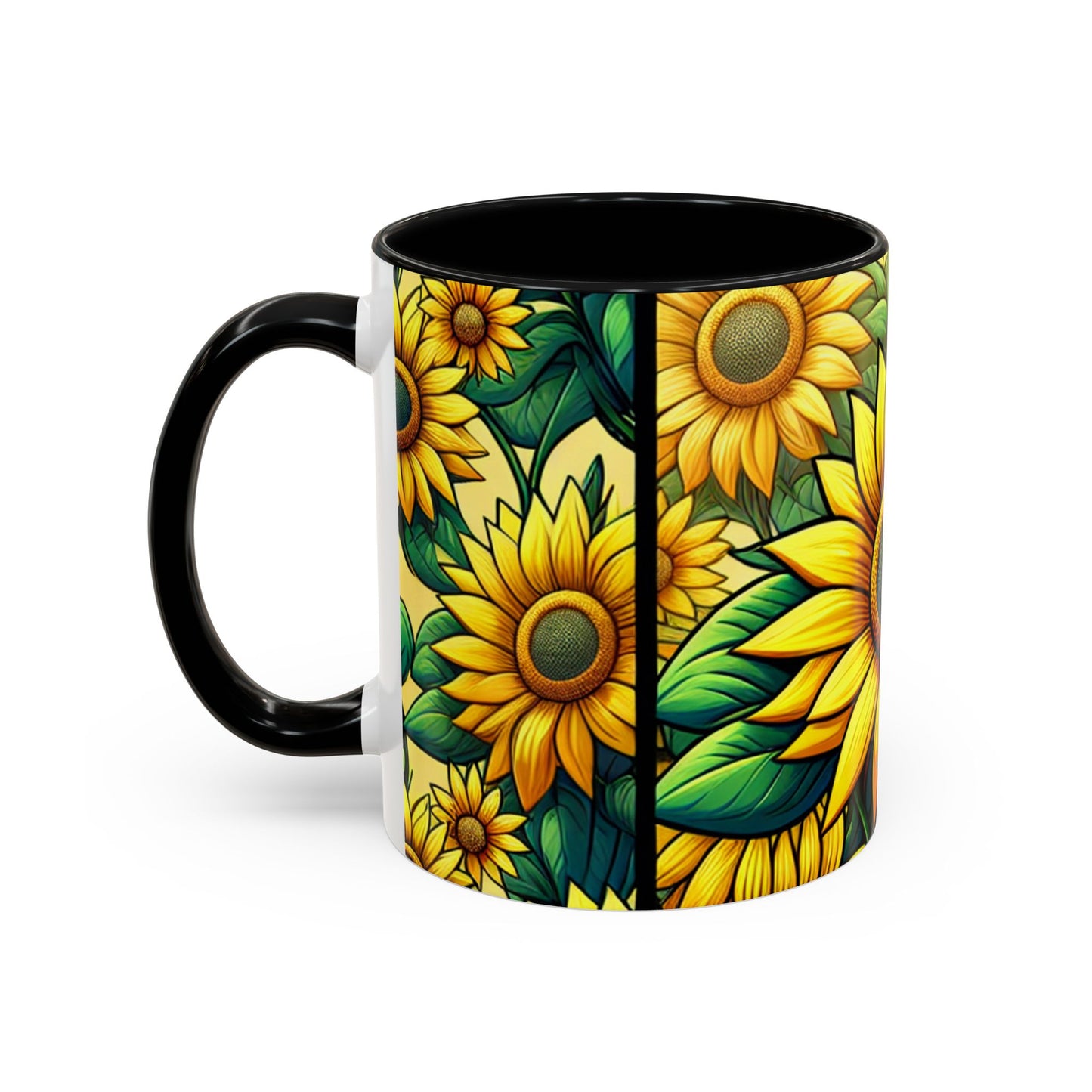 Golden Helianthus Haven - Mugs