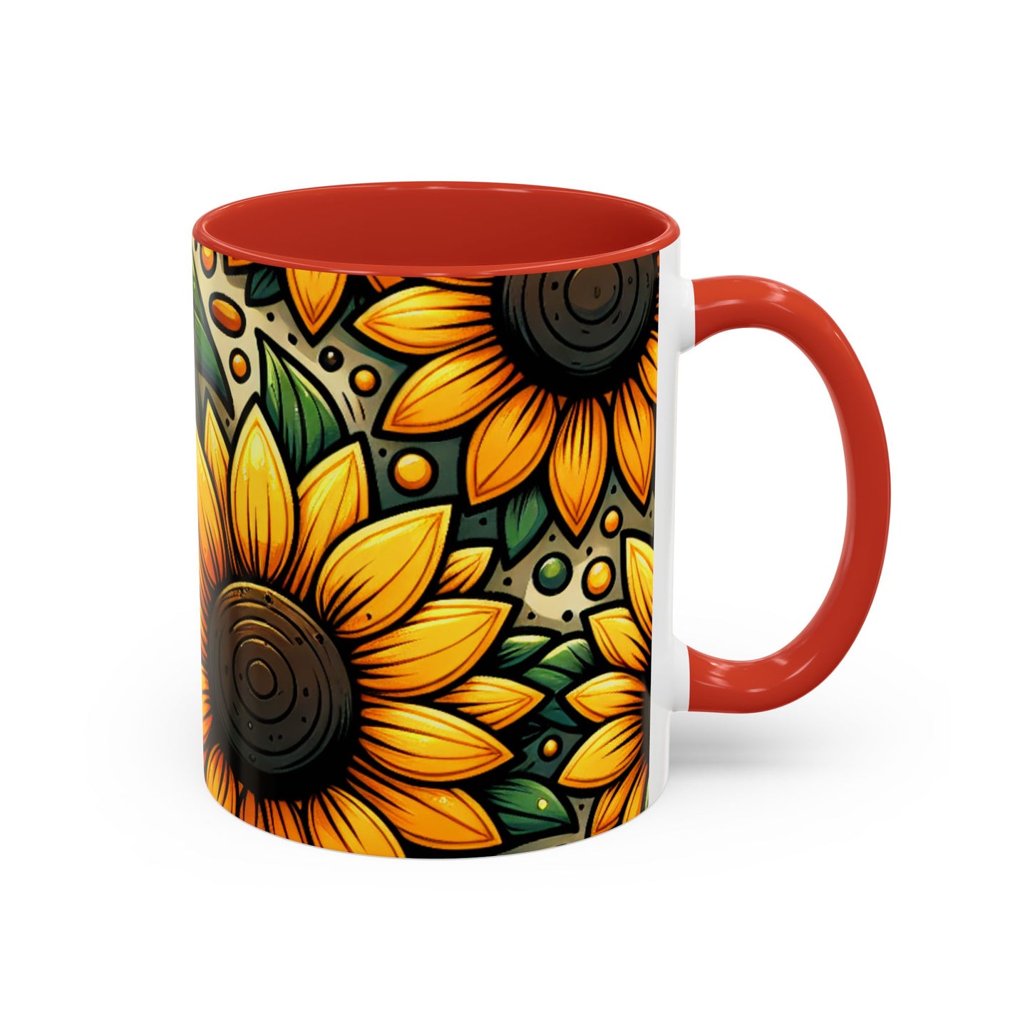 Sunflower Radiance Tapestry - Mugs