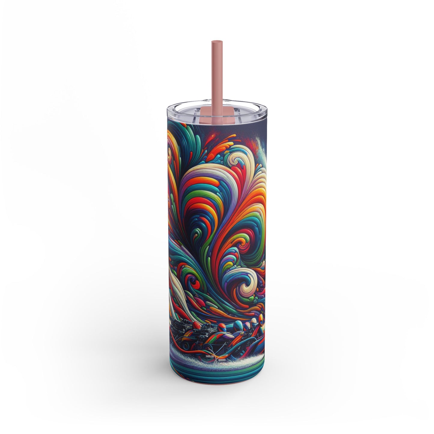 Dynamic Waves of Color - Tumblers