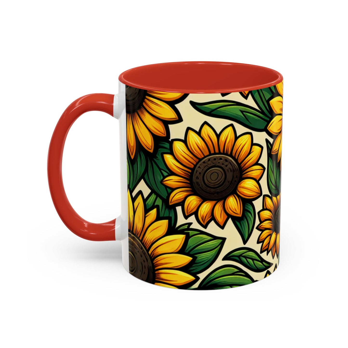 Sunshine Meadow Sunflower Bloom - Mugs