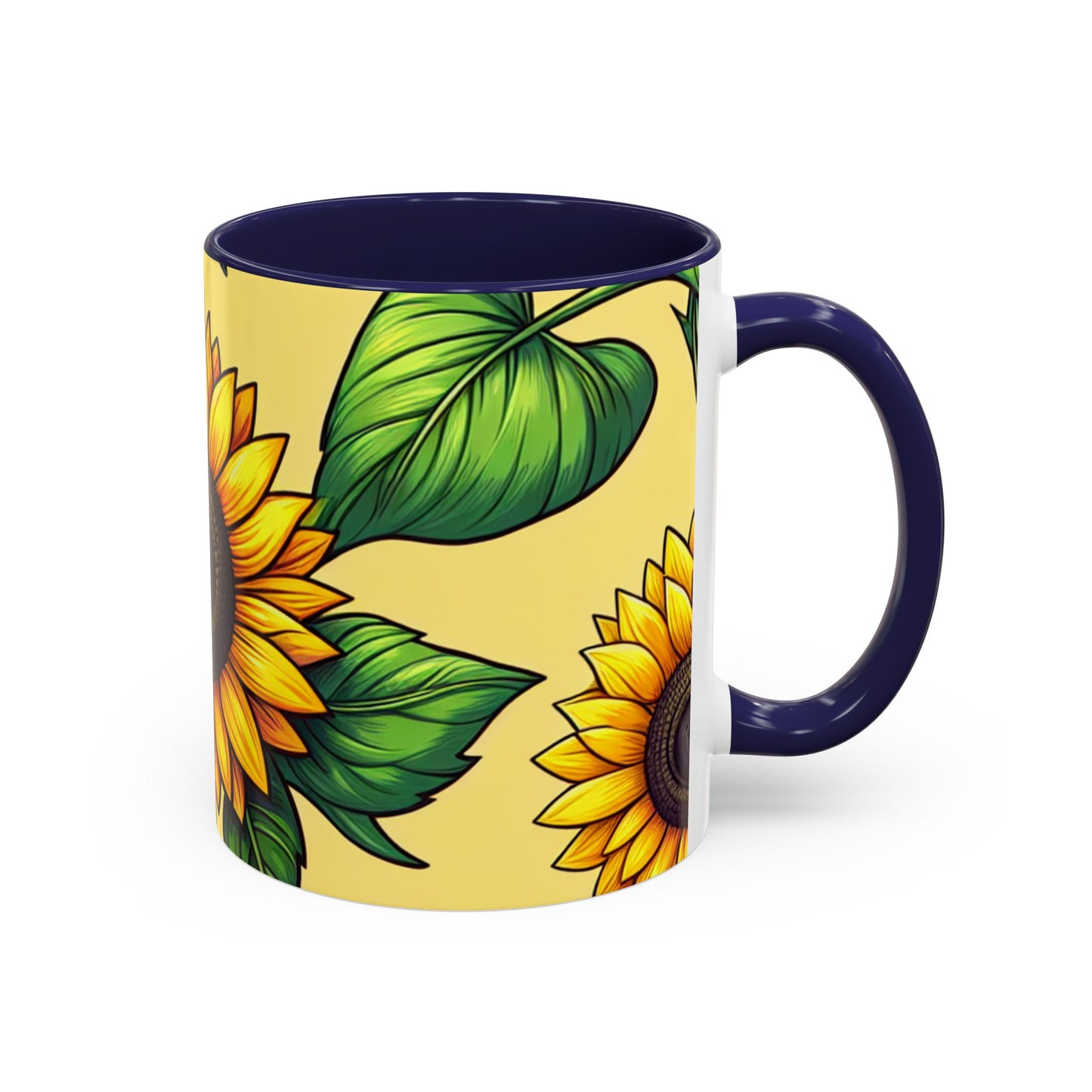 Golden Helianthus Harmony - Mugs