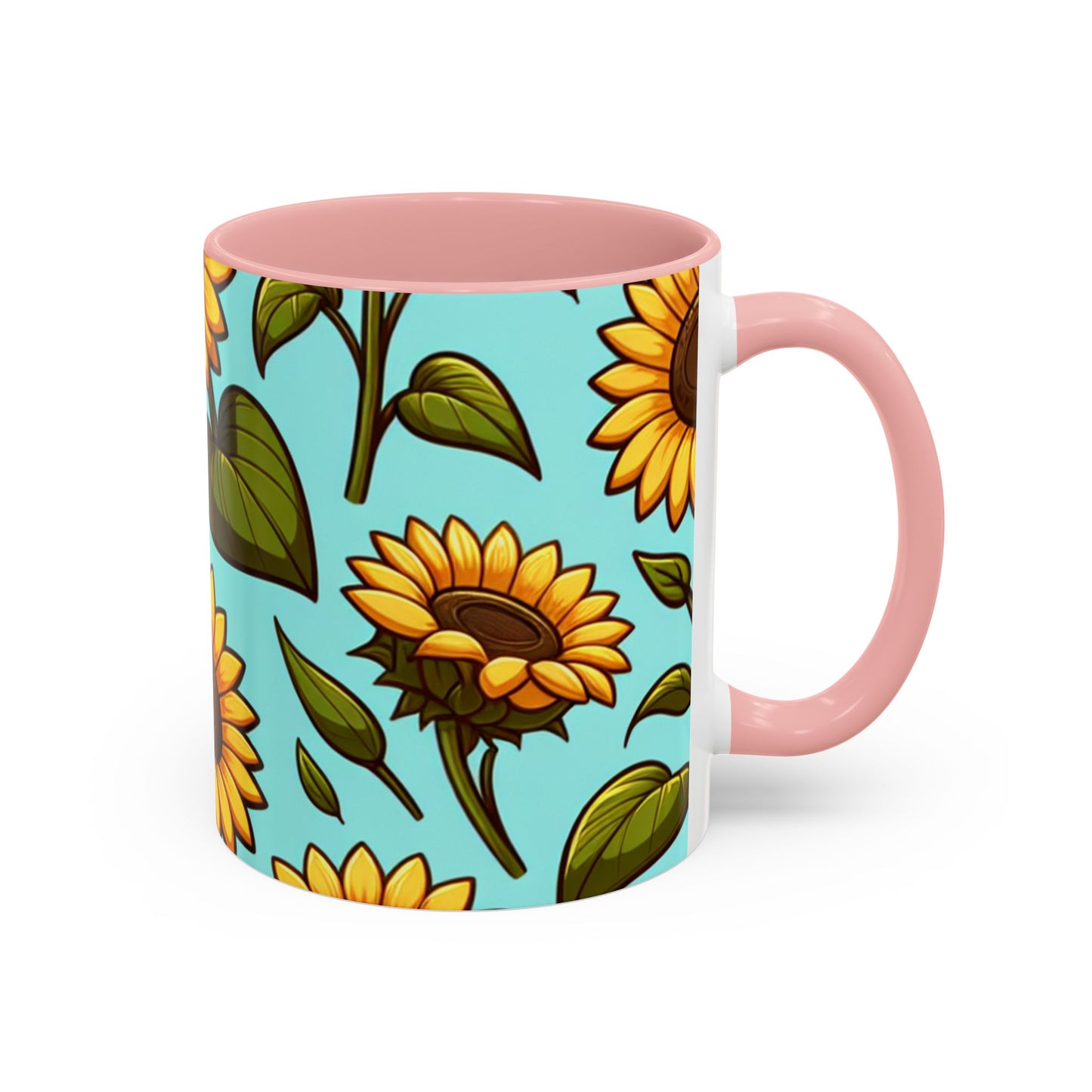 Sunshine Serenade Sunflower Bloom - Mugs