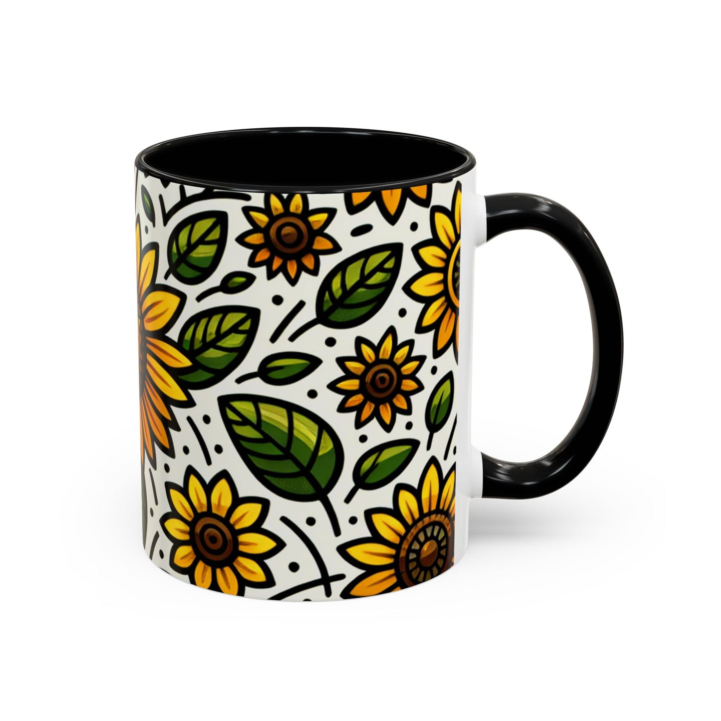 Summer Radiance Sunflower Bloom - Mugs