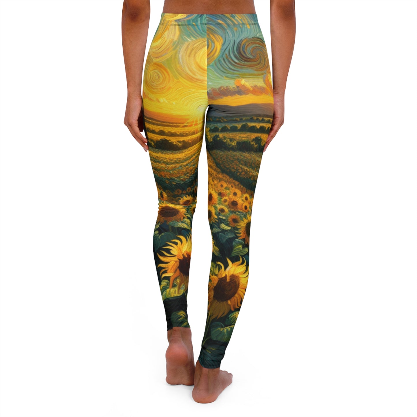 Sunflower Whirlwind Serenade - Leggings