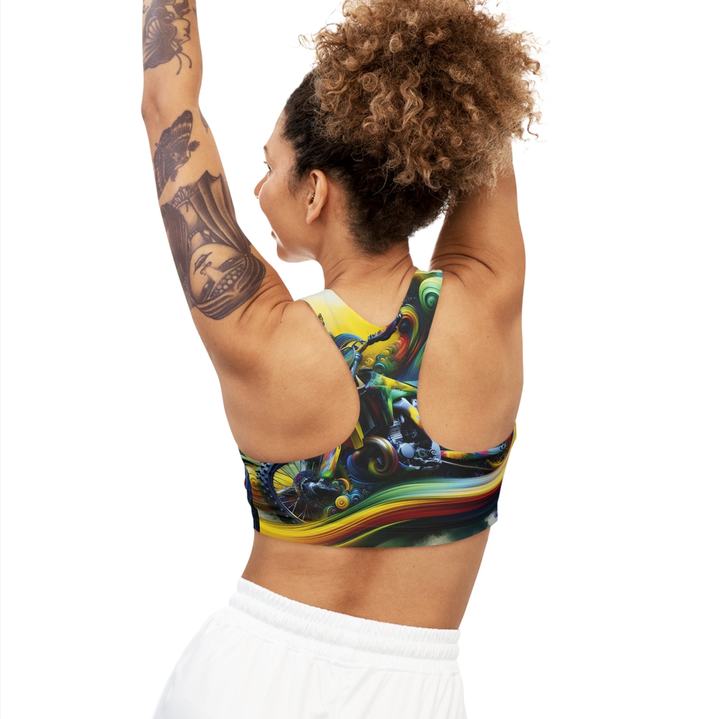 Vivid Velocity Vortex - Sports Bra