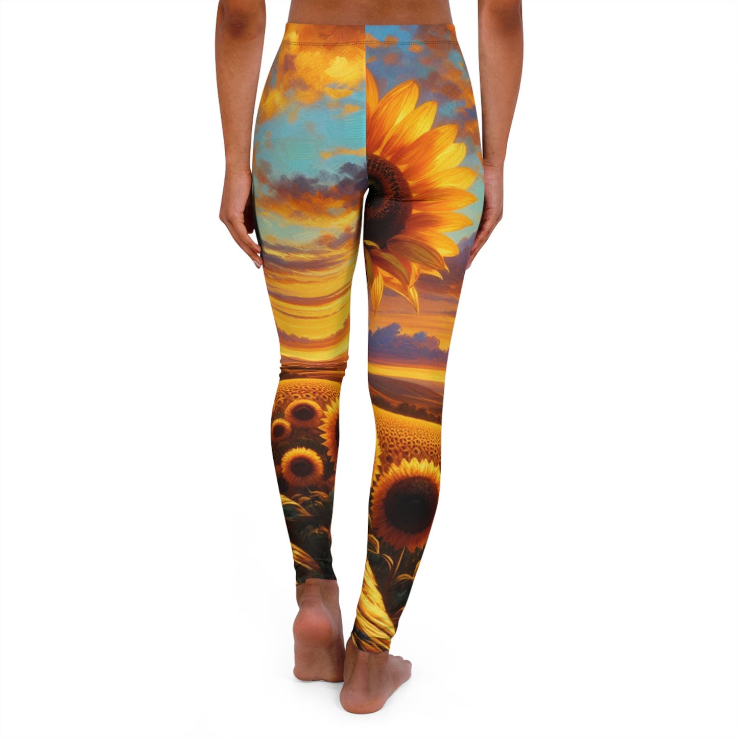 Sunset Amber Fields - Leggings
