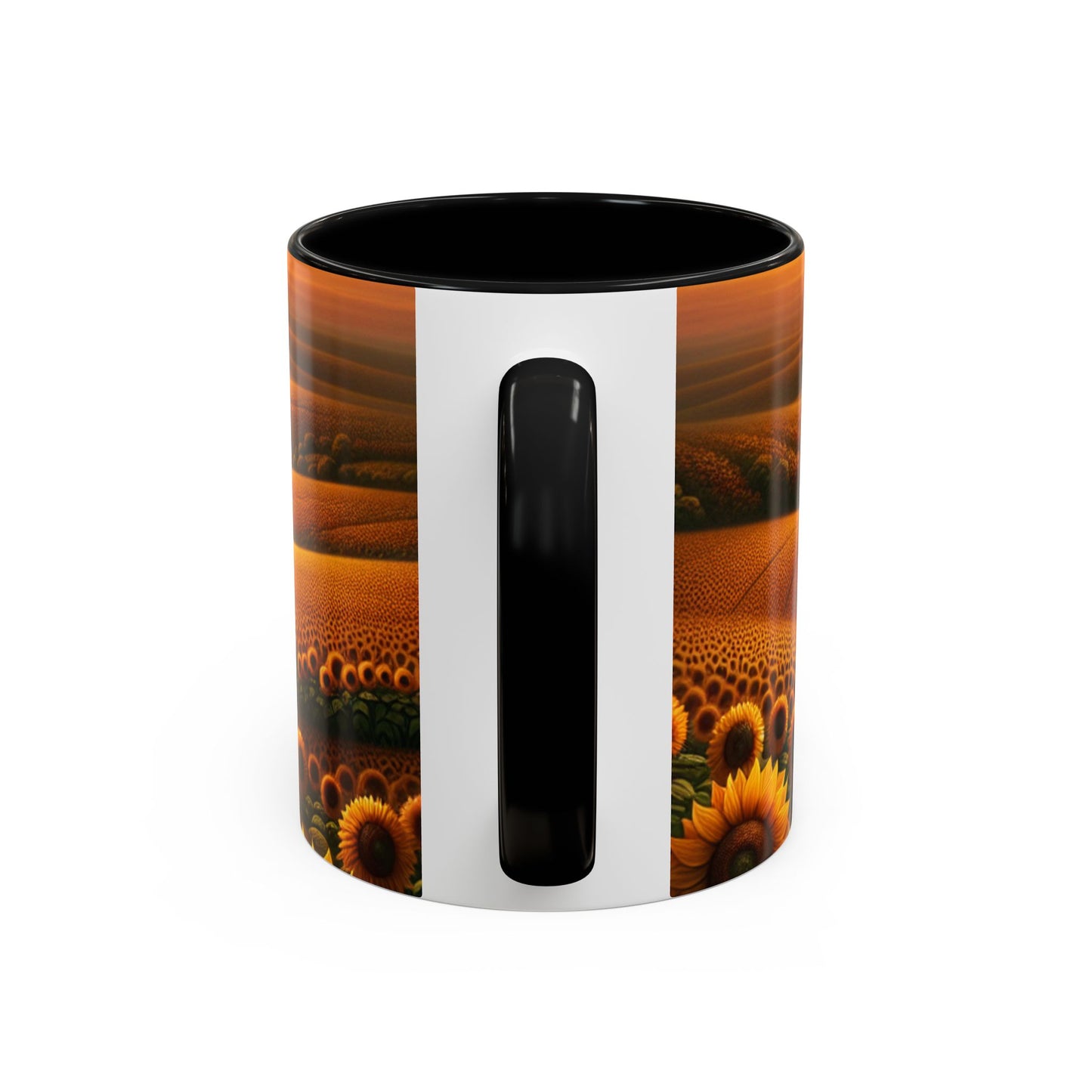 Amber Horizon Sunflower Waves - Mugs