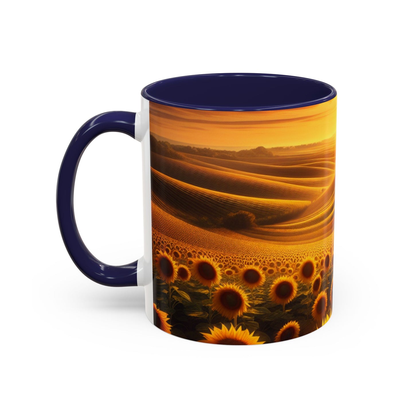 Golden Sunrise Tapestry - Mugs