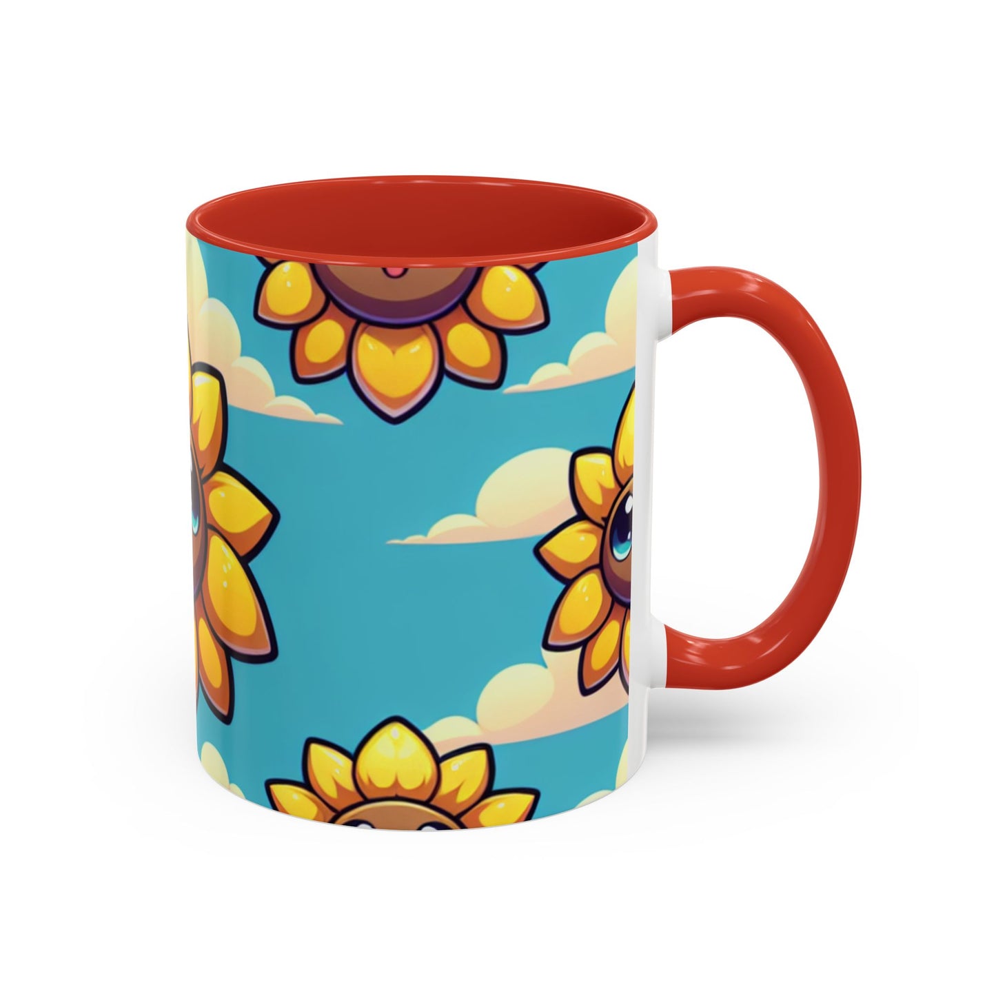 Sunny Smiles Skyward Pattern - Mugs