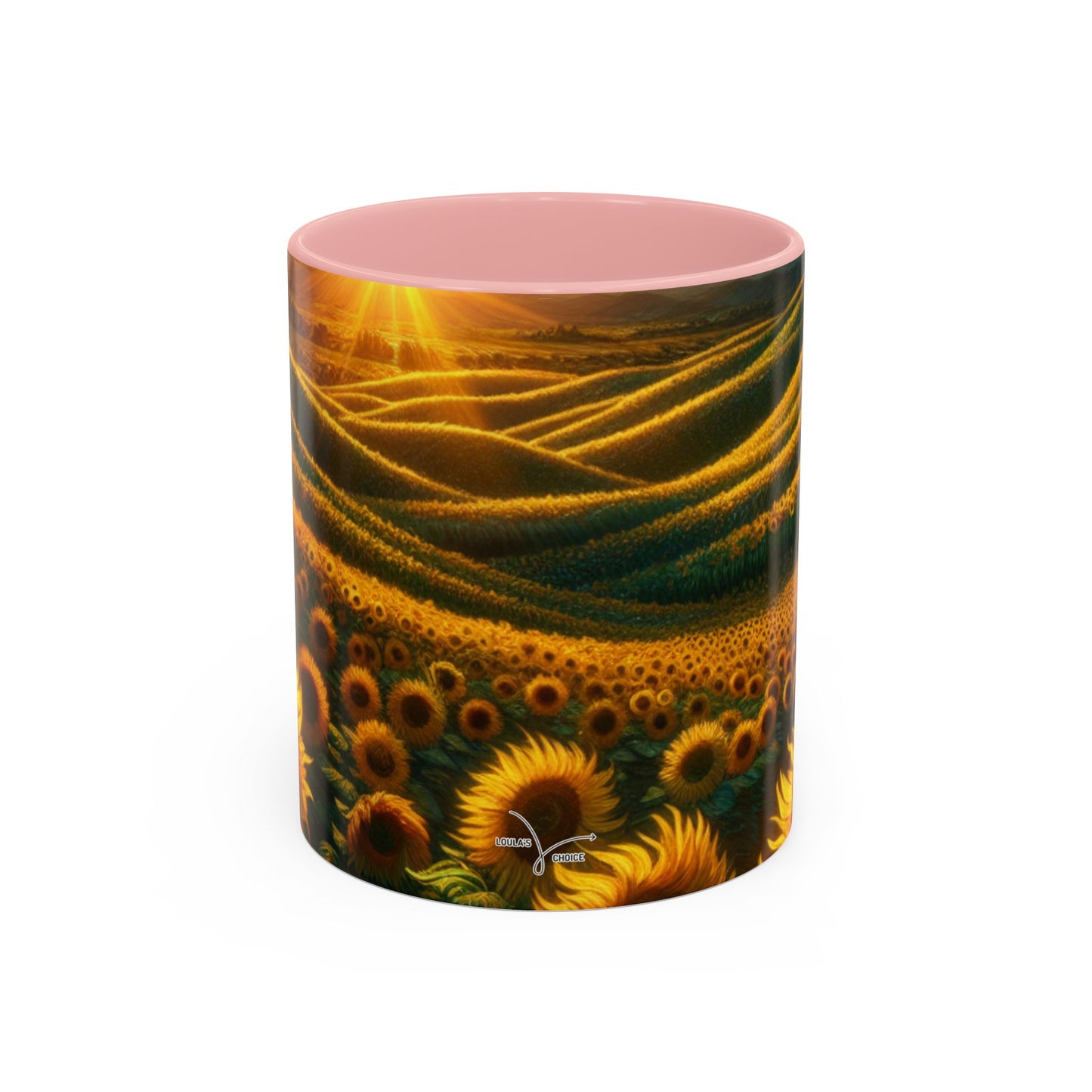 Sunrise Helianthus Waves - Mugs