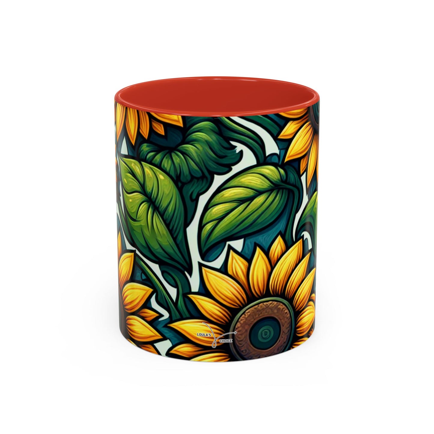 Verdant Blossom Sunflower Harmony - Mugs