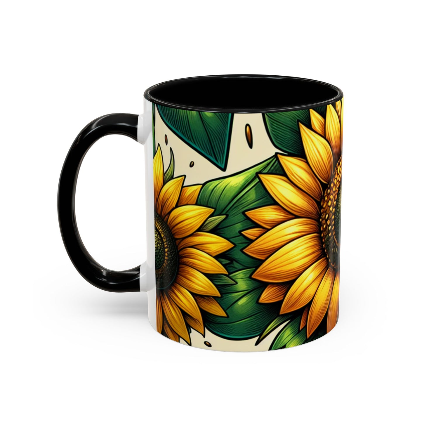 Golden Helianthus Array - Mugs