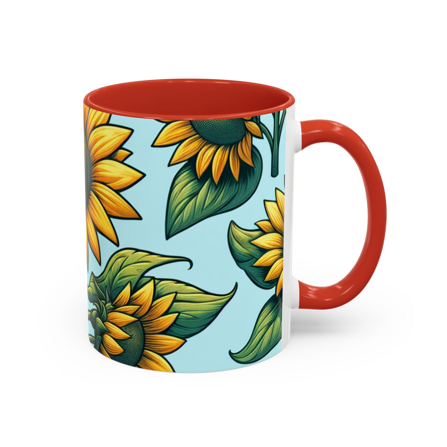 Sunshine Serenade Sunflower Array - Mugs