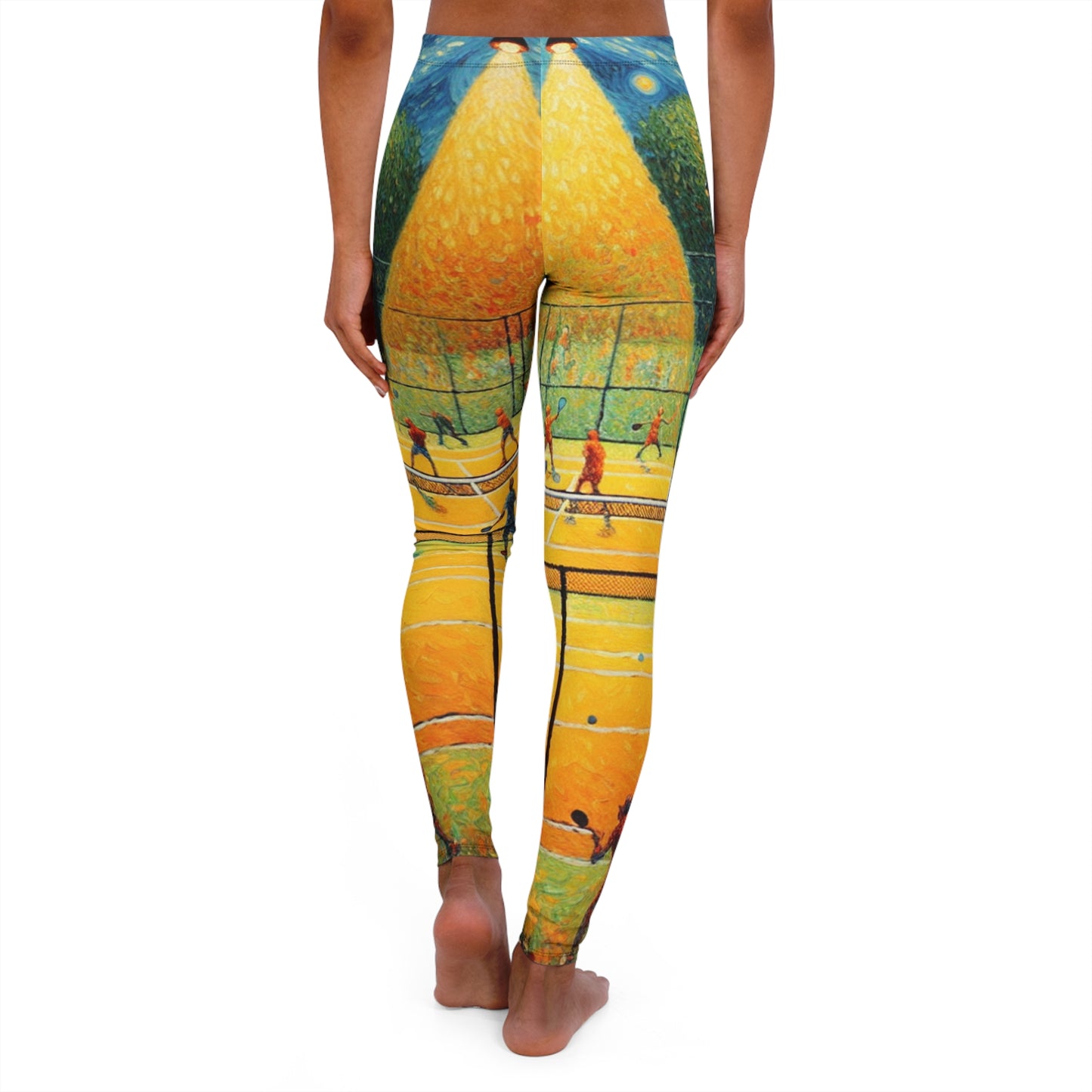Starry Night Over the Tennis Courts - Leggings