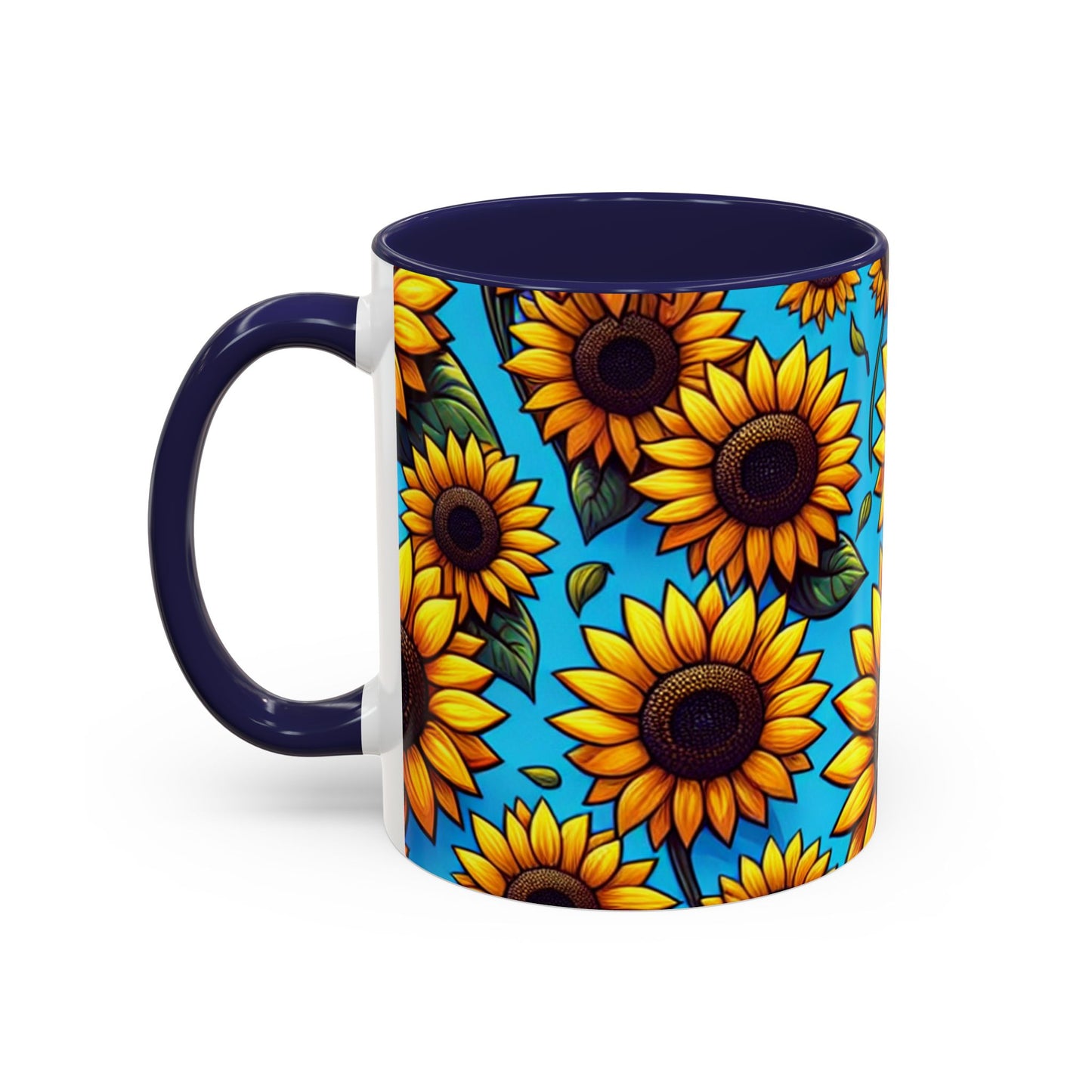 Azure Meadow Sunburst - Mugs