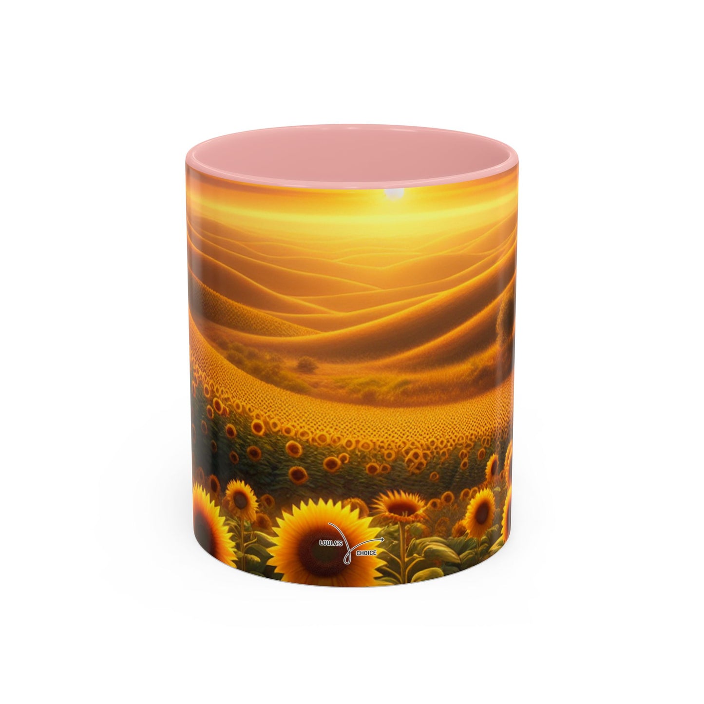Amber Sunflower Expanse - Mugs