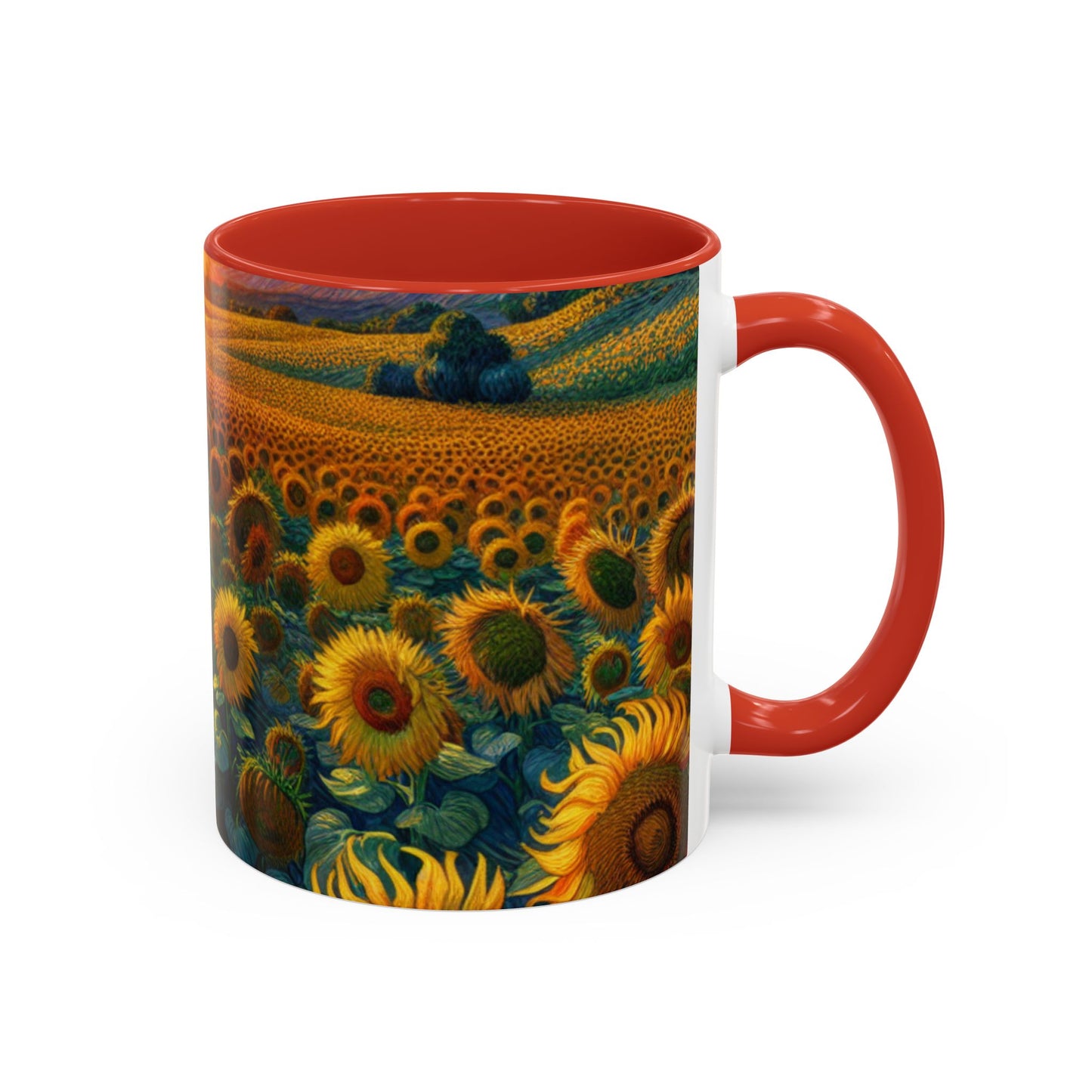 Sundrenched Helianthus Valley - Mugs