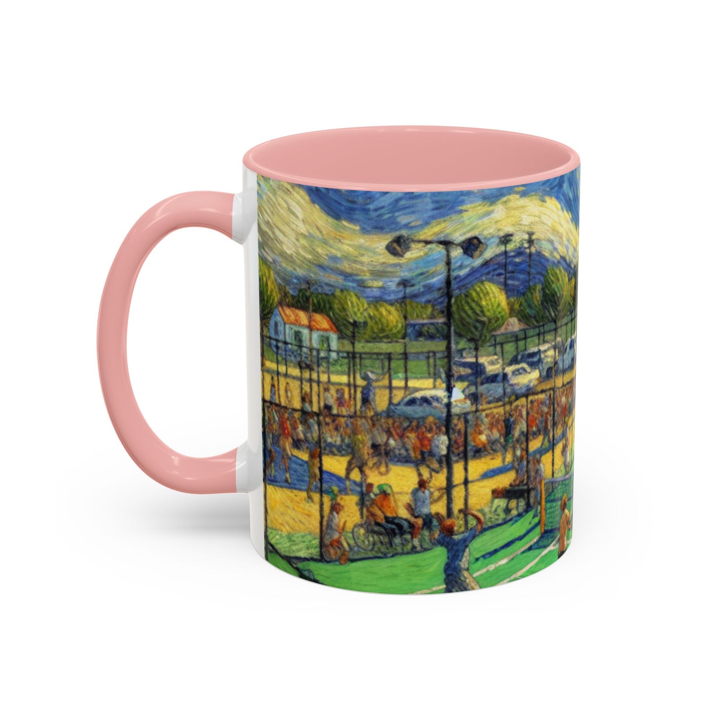 Starry Pickleball Dreamscape Pattern - Mugs