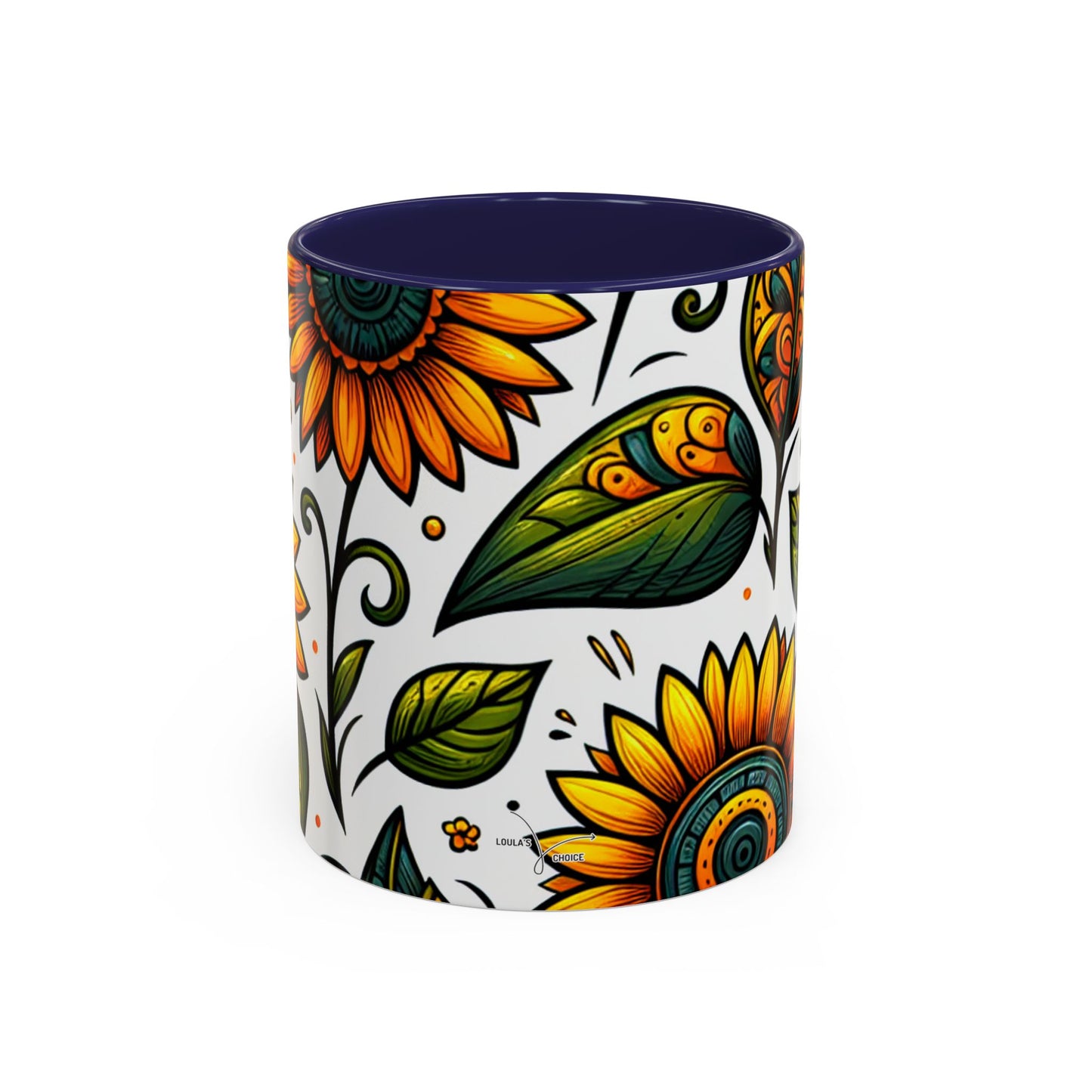 Sunlit Floral Harmony - Mugs