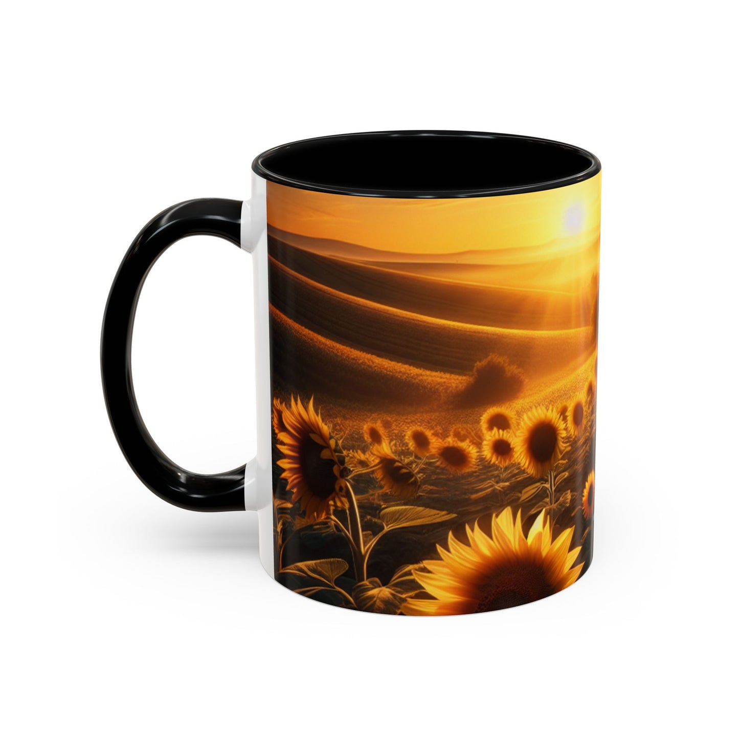 Golden Hour Sunflower Bliss - Mugs