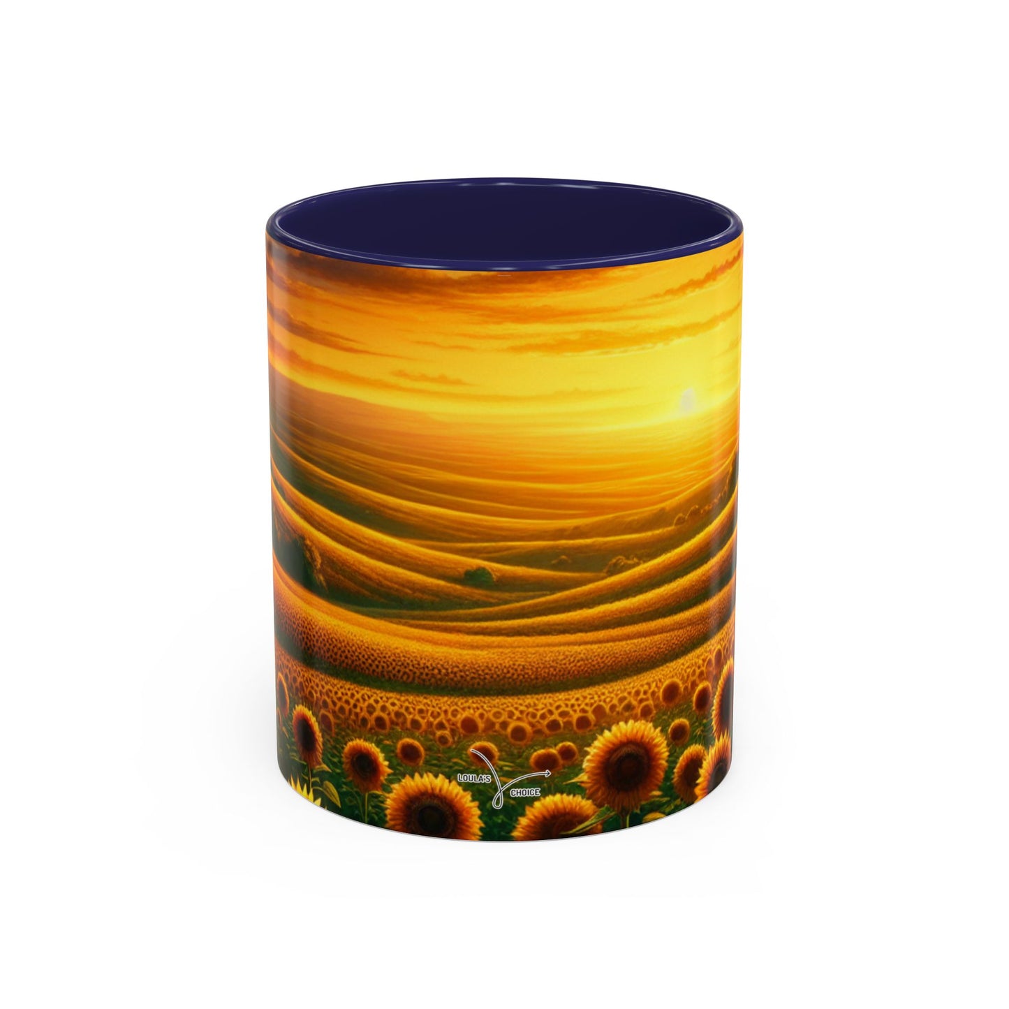 Amber Sunflower Serenade - Mugs