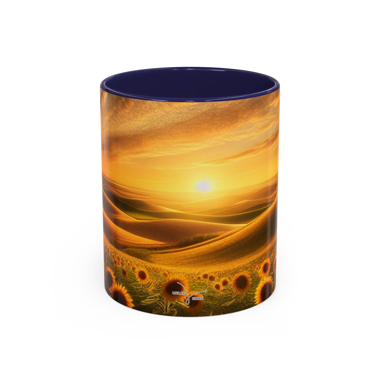Sunset Amber Waves and Sunflower Bliss - Mugs