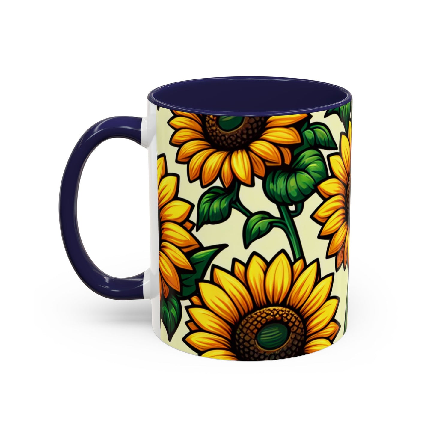 Golden Helianthus Haven - Mugs