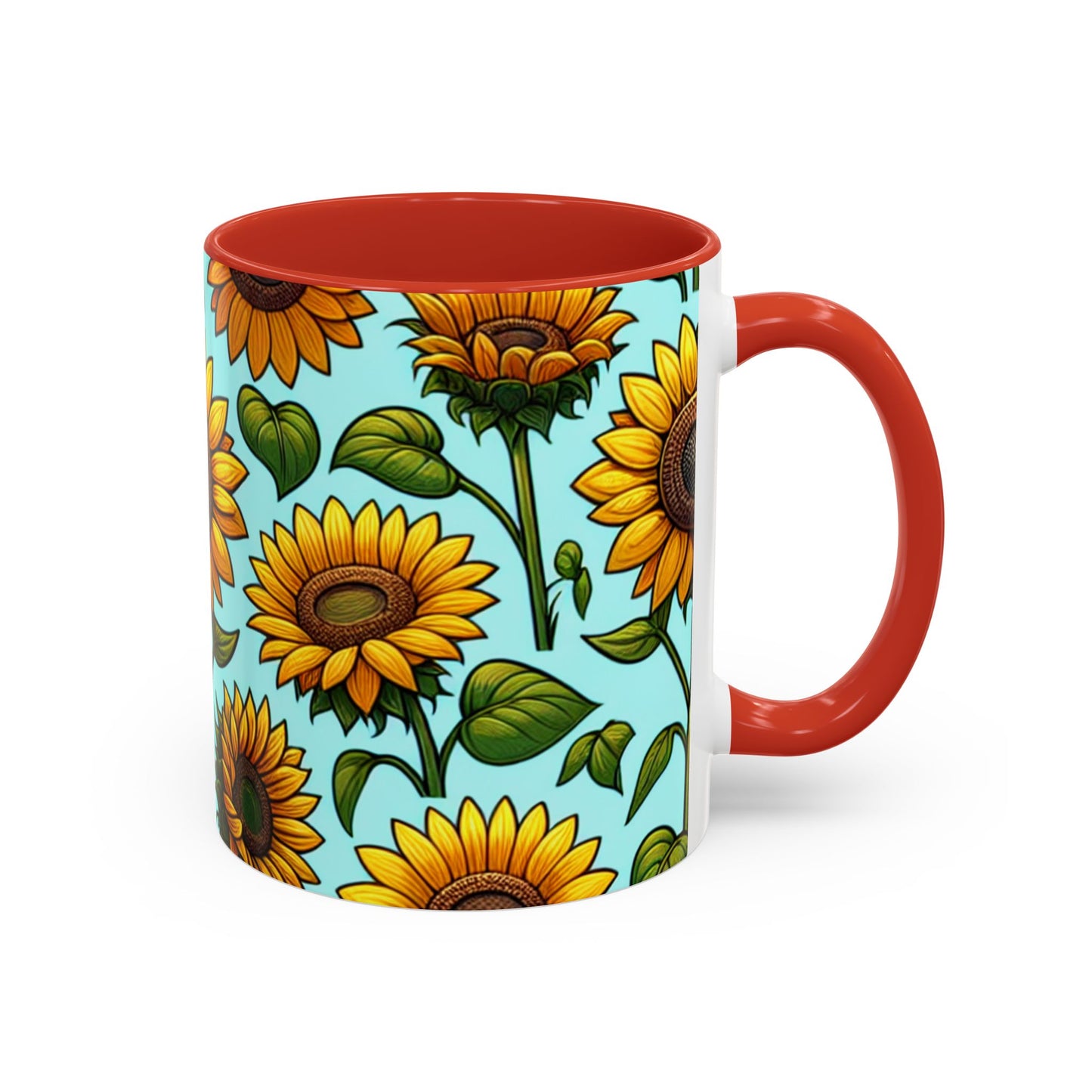 Sunny Meadow Sunflower Bloom - Mugs