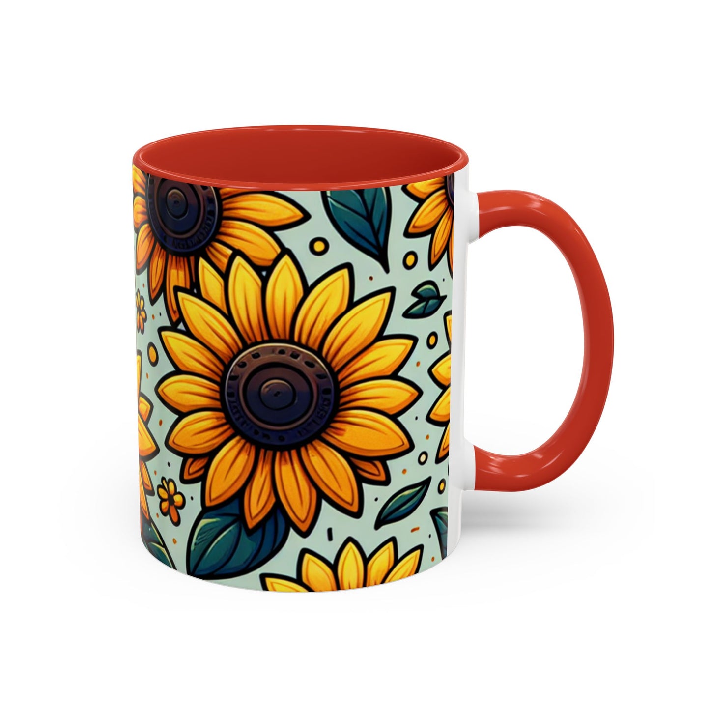 Sunshine Meadow Blooms Pattern - Mugs