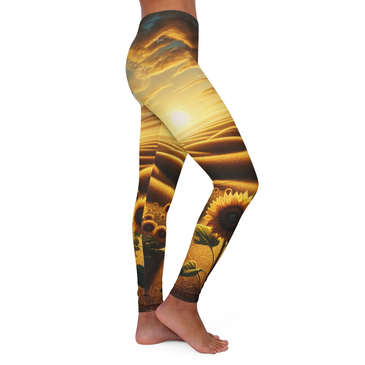 Golden Sunrise Meadow - Leggings