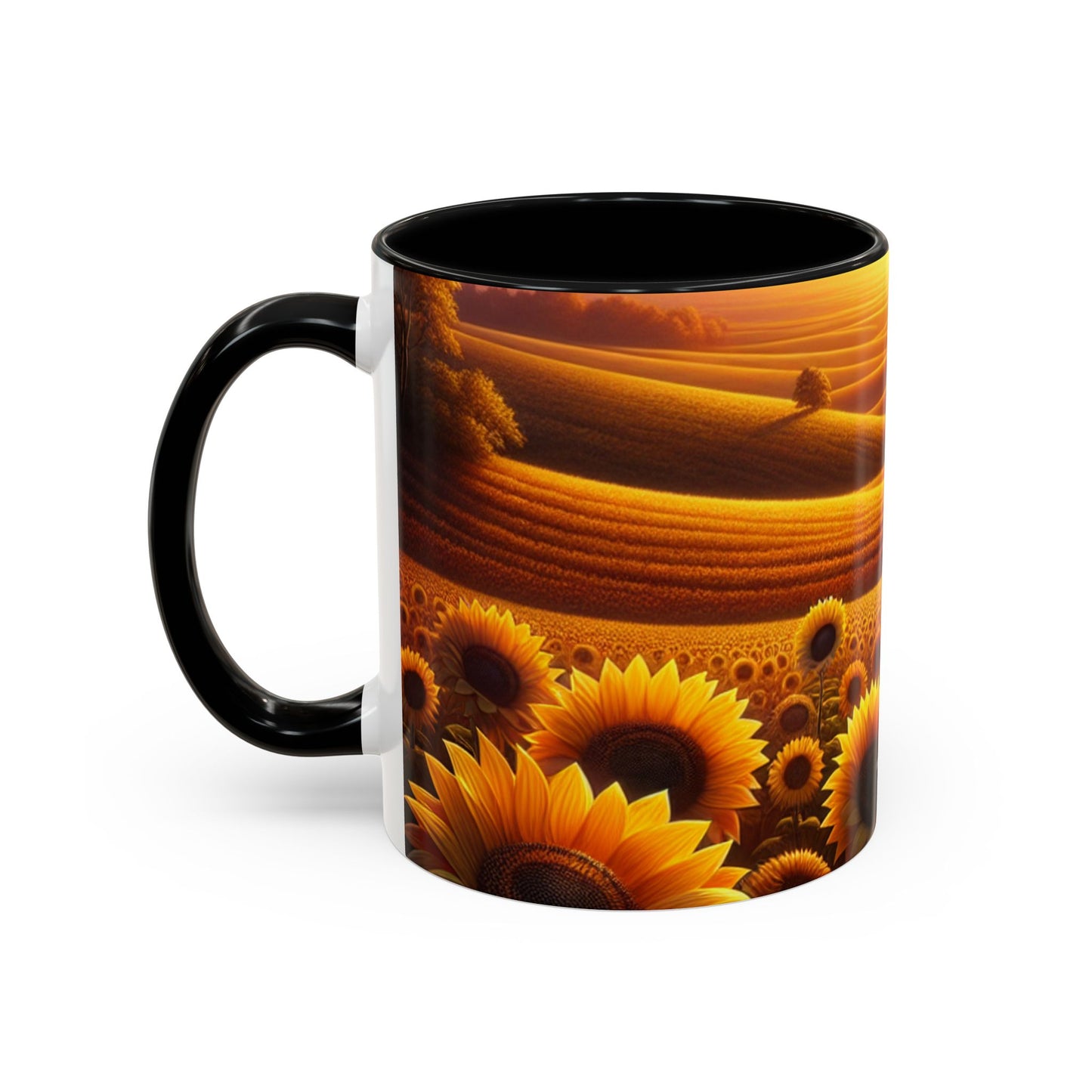 Amber Sunset Fields - Mugs