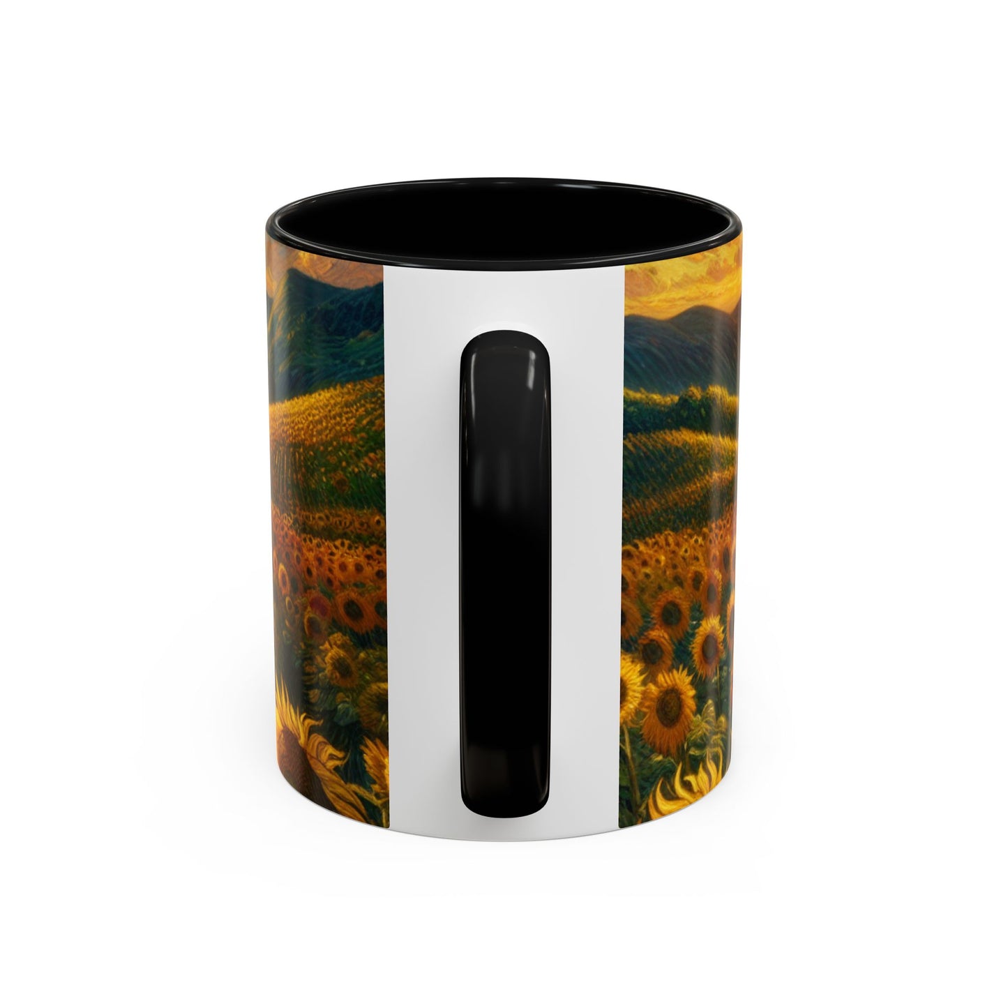 Sunflower Radiance Swirl - Mugs