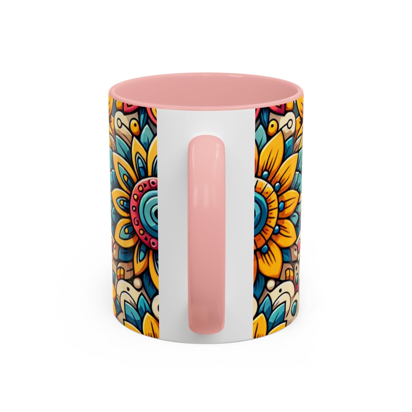 Floral Kaleidoscope Burst - Mugs