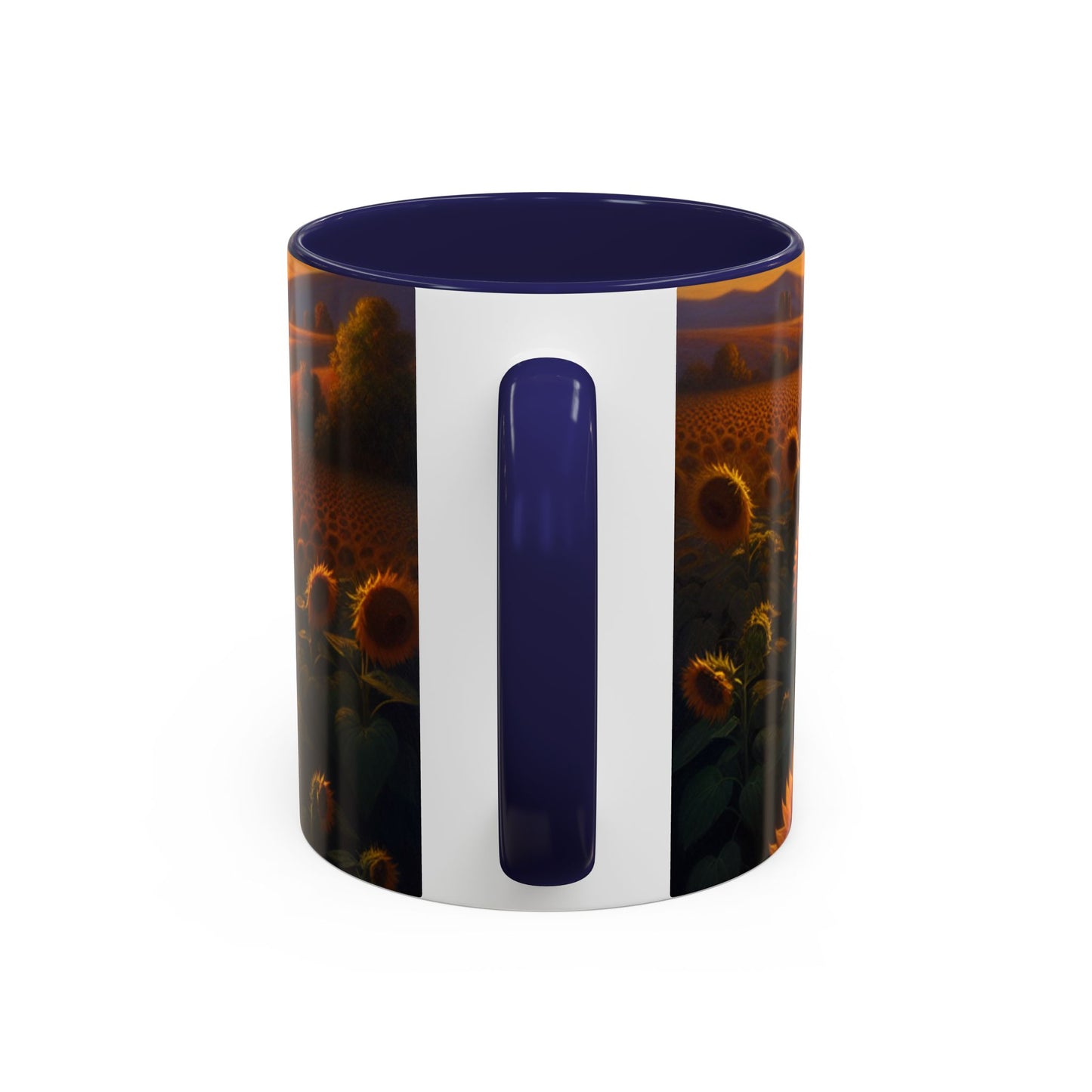 Golden Sunset Sunflower Serenade - Mugs