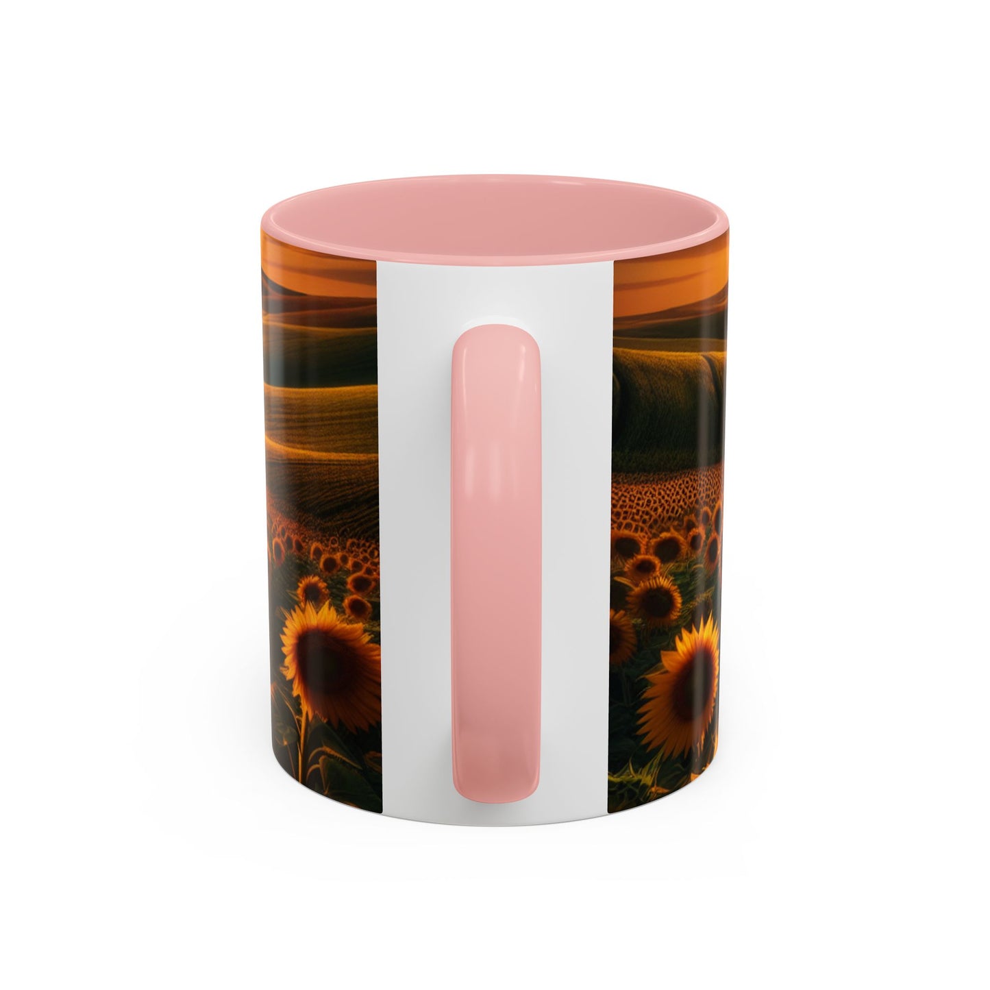 Sunrise Serenade in Sunflower Valleys - Mugs