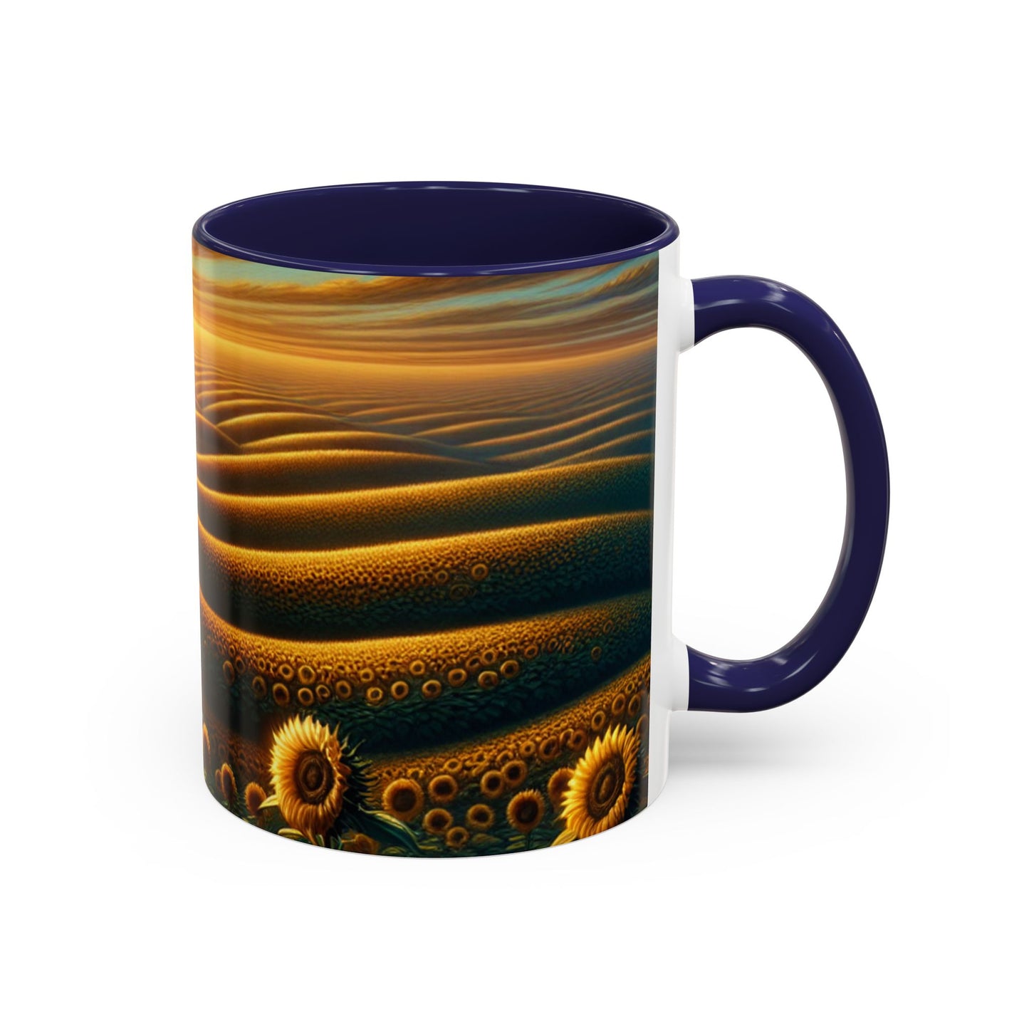 Amber Waves Sunflower Elegance - Mugs