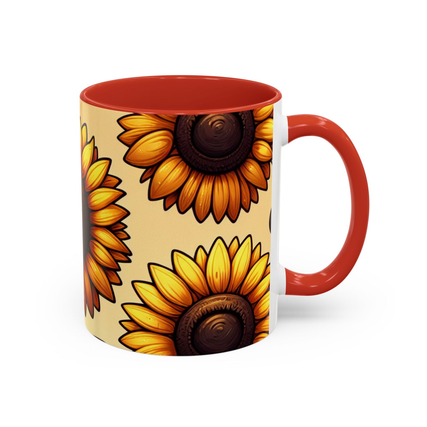 Golden Helianthus Array - Mugs
