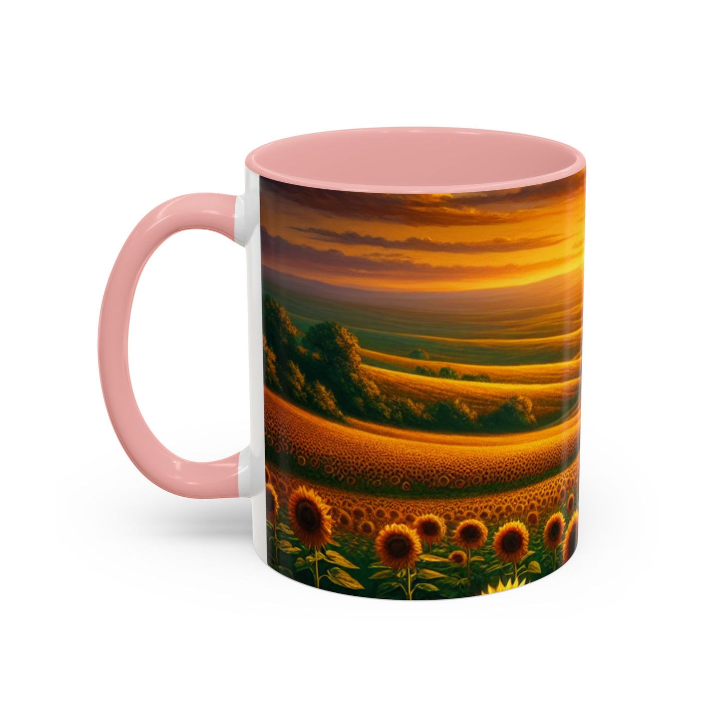 Amber Sunflower Serenade - Mugs