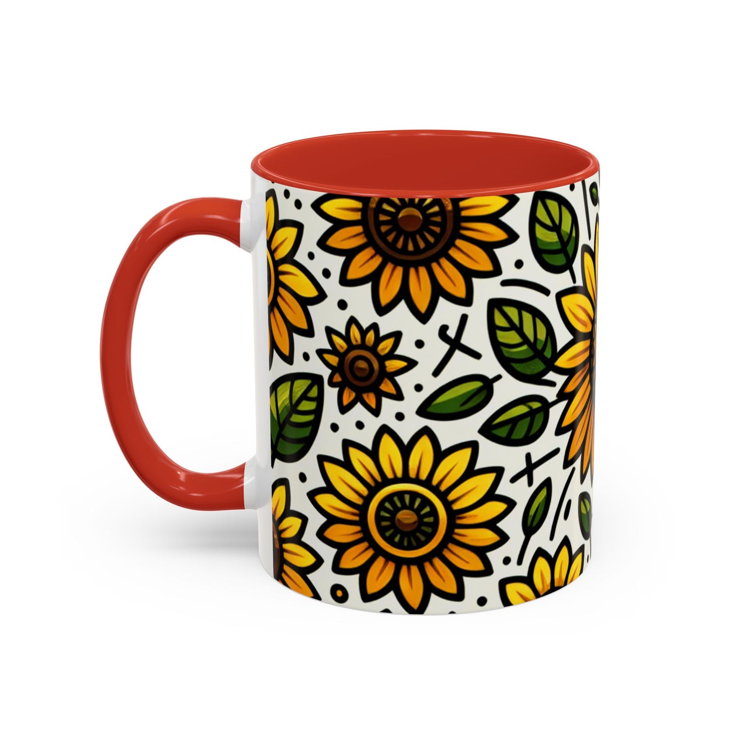 Summer Radiance Sunflower Bloom - Mugs