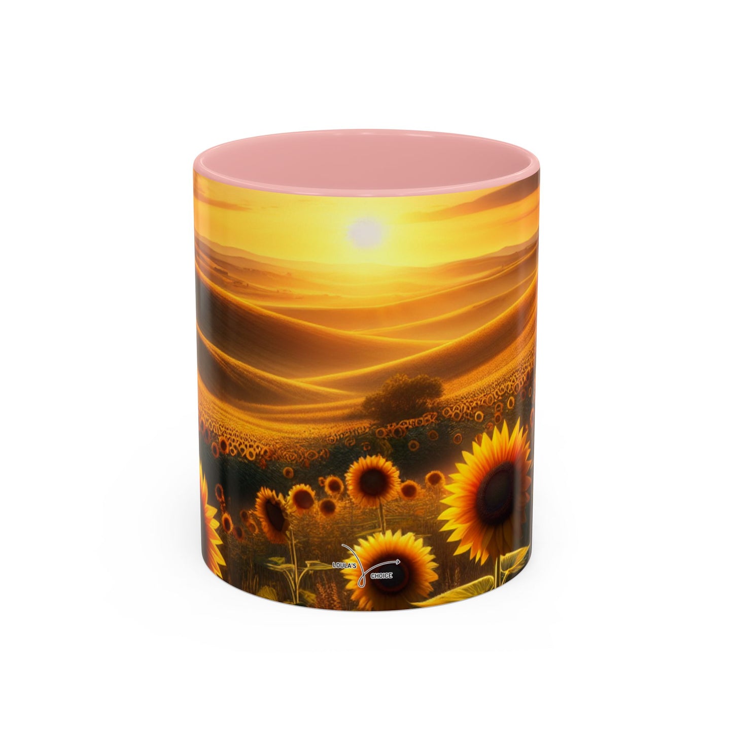 Amber Sunflower Serenade - Mugs