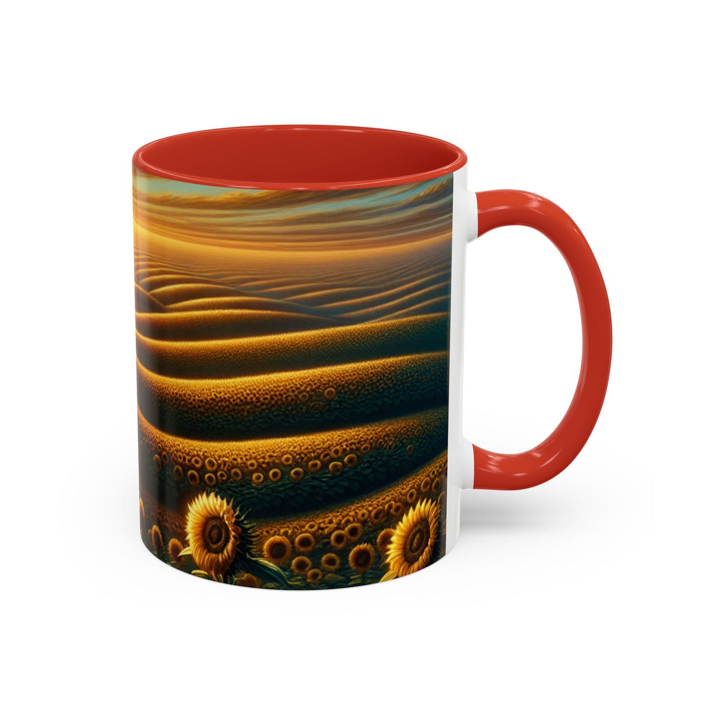 Amber Waves Sunflower Elegance - Mugs