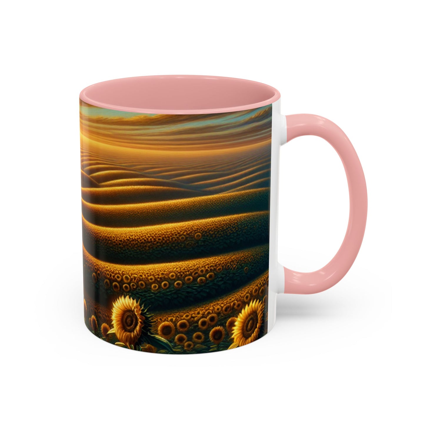 Amber Waves Sunflower Elegance - Mugs