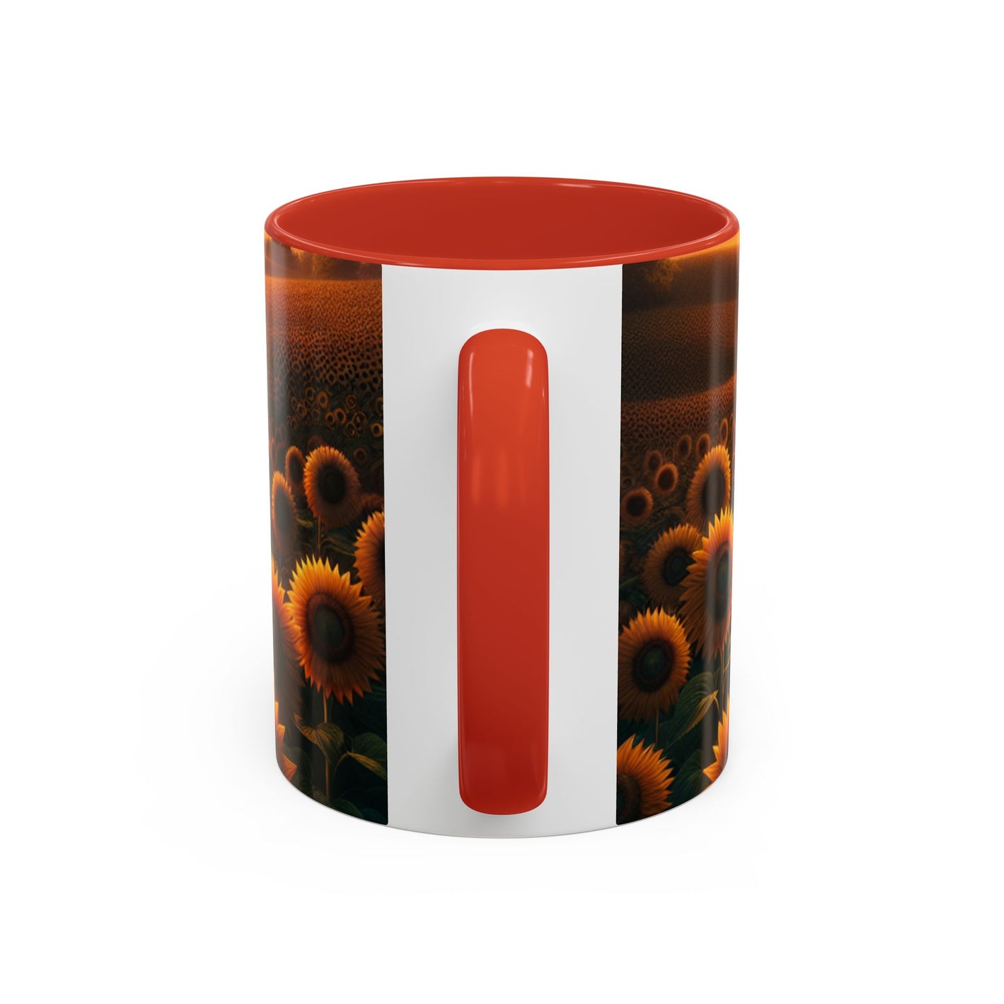 Amber Horizons Sunflower Field - Mugs