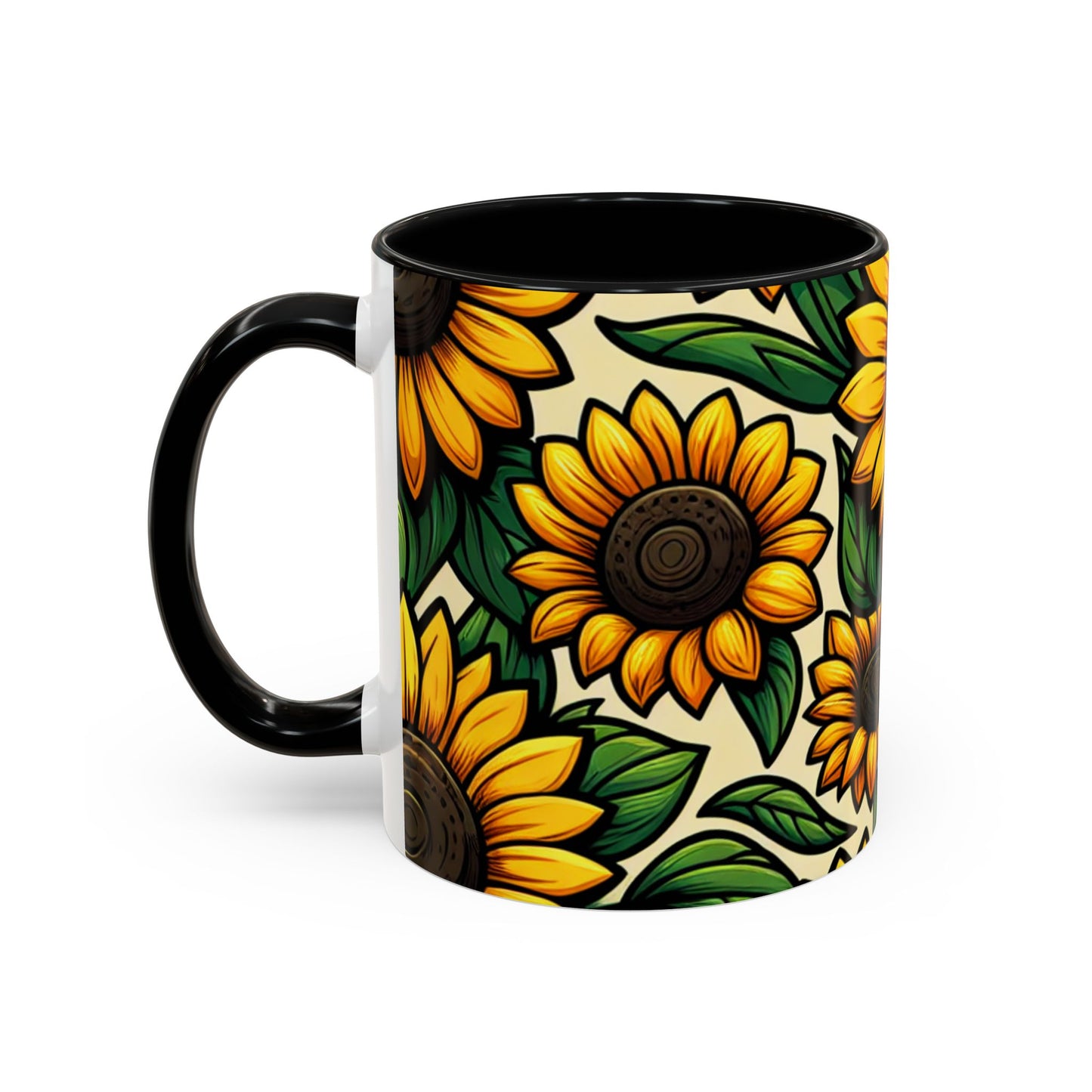 Sunshine Meadow Sunflower Bloom - Mugs