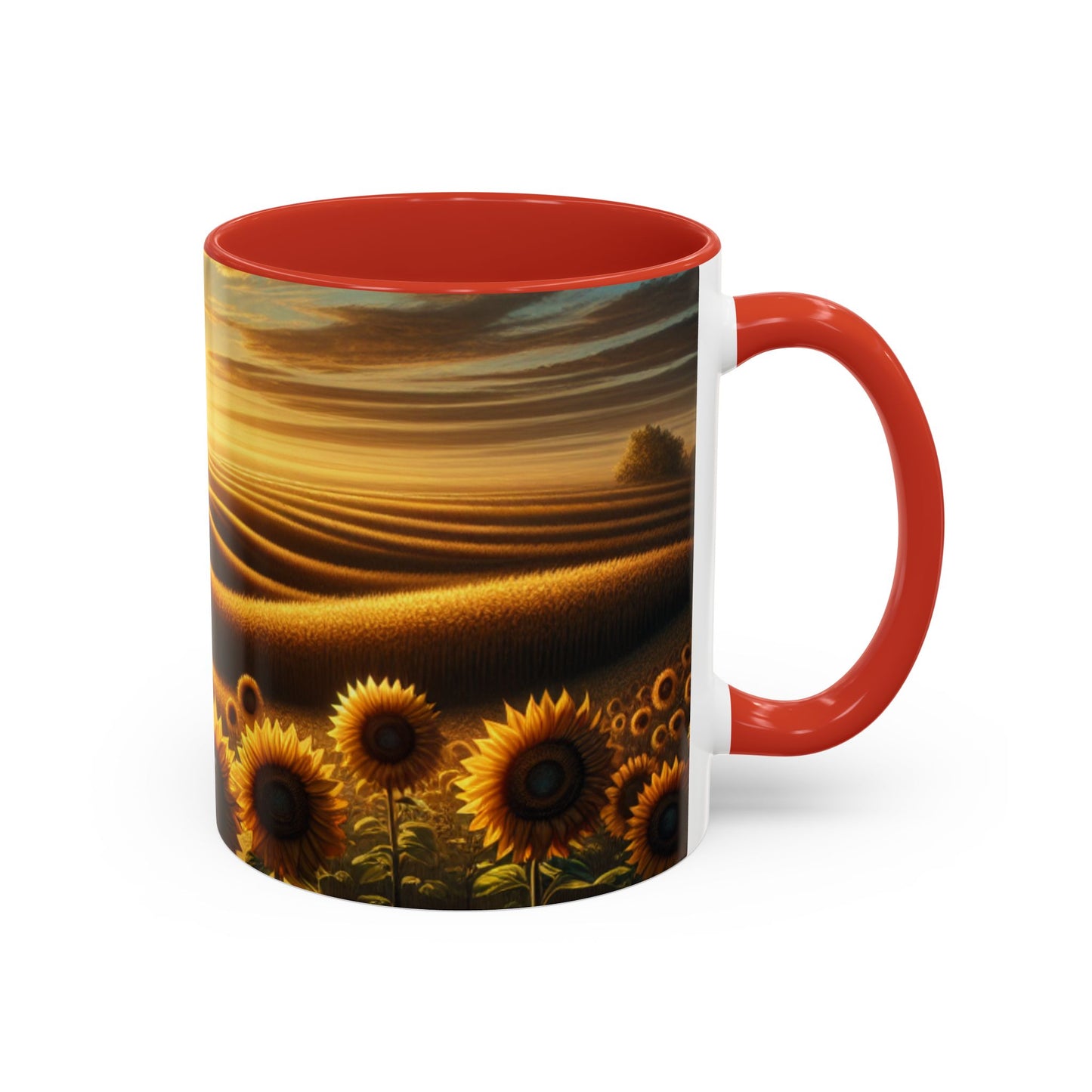 Golden Sunrise Meadow - Mugs