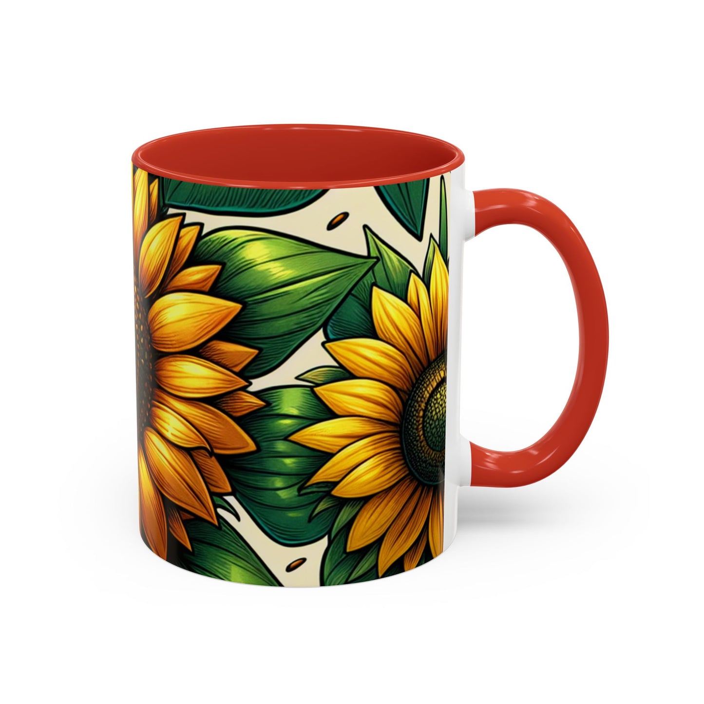 Golden Helianthus Array - Mugs