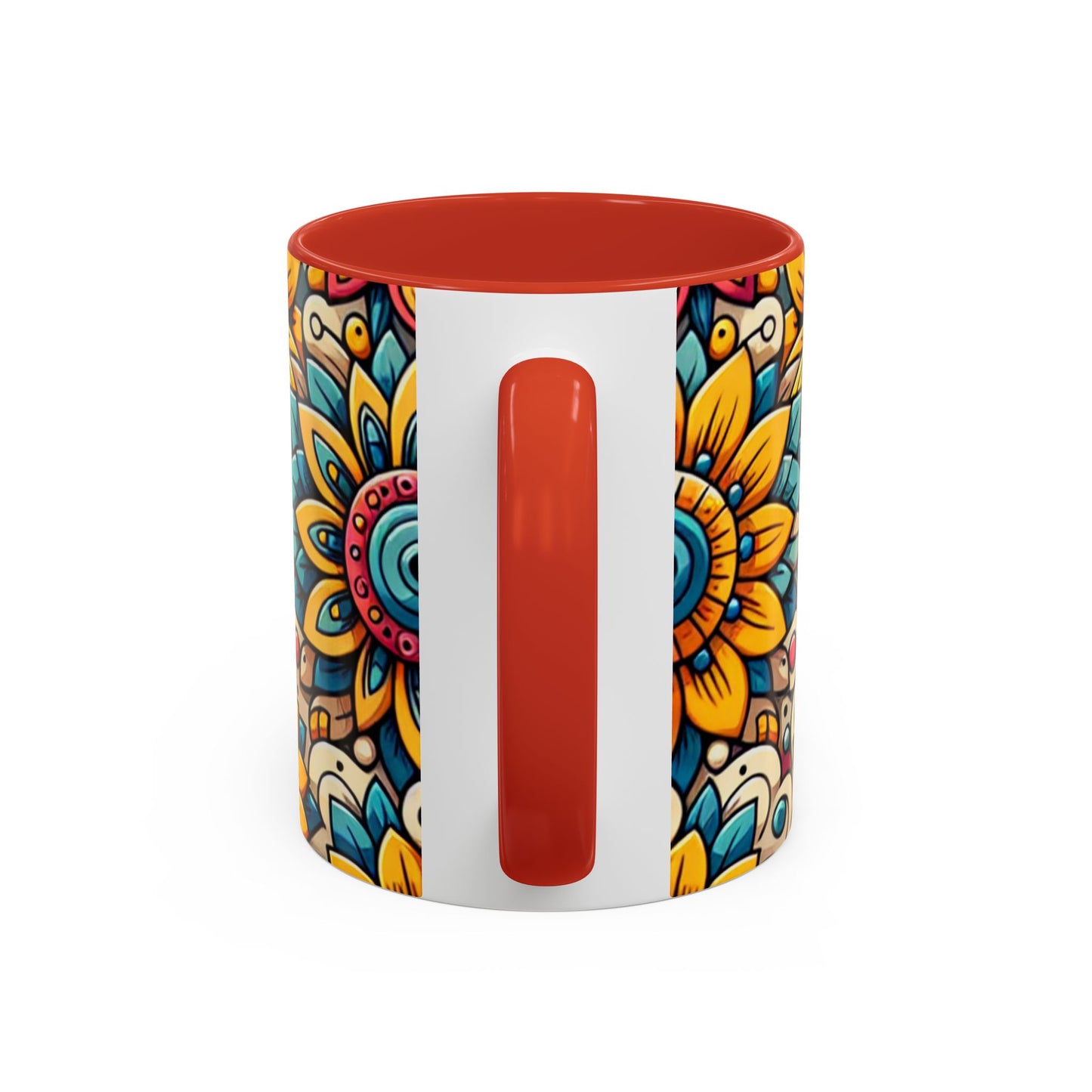 Floral Kaleidoscope Burst - Mugs