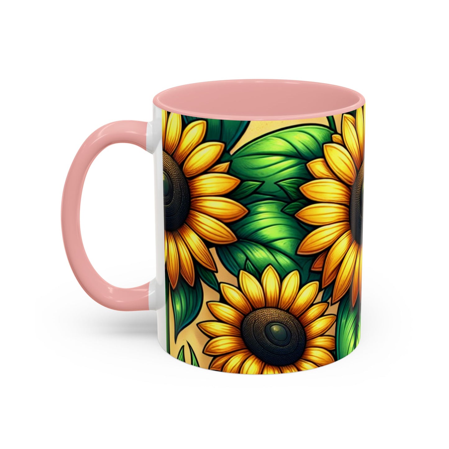 Golden Helianthus Harmony - Mugs